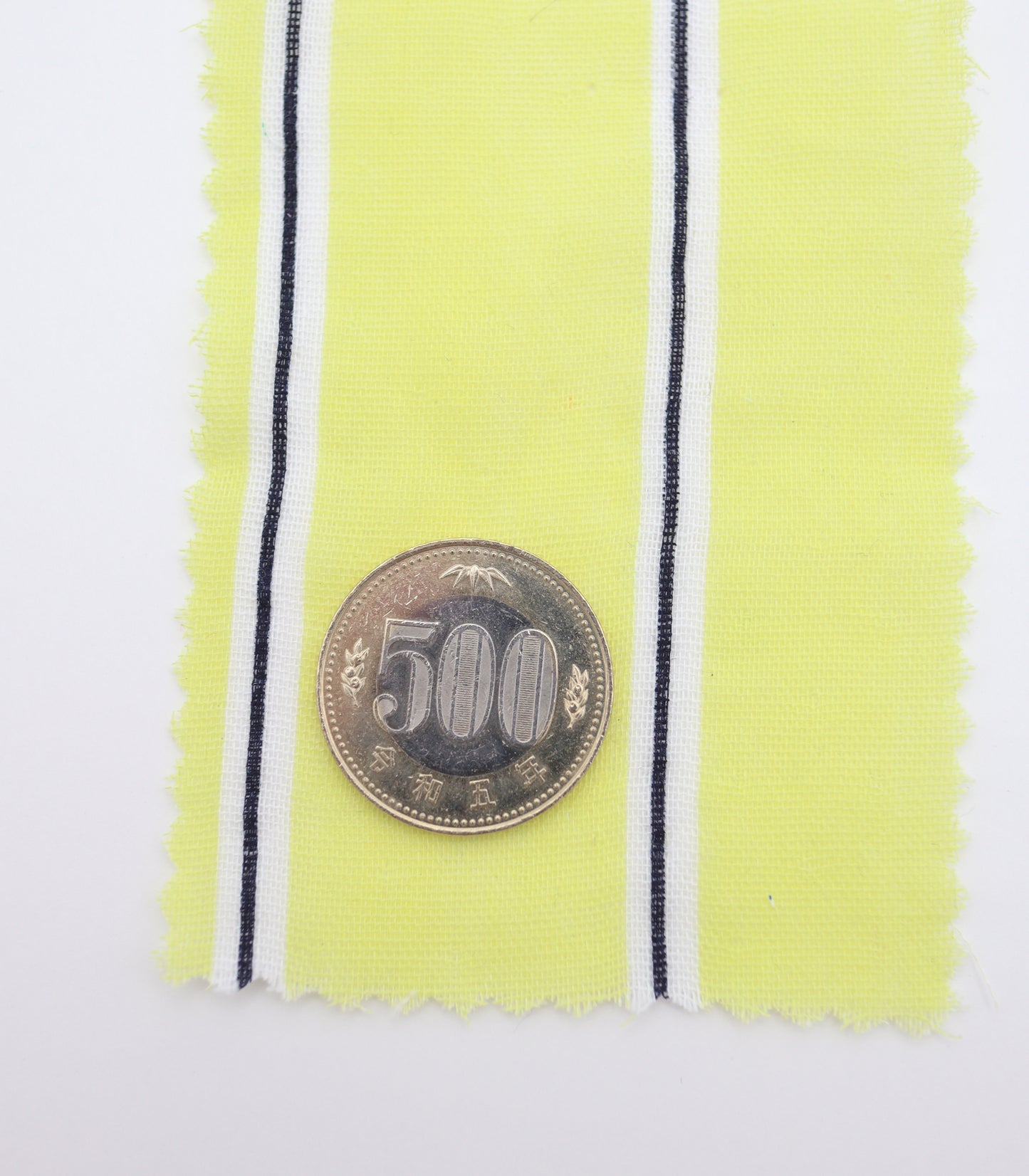 【25SS-478】カラフル太ピッチストライプWガーゼ /0.5yあたり=~730円