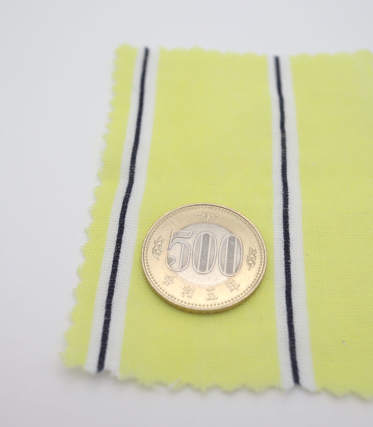 【25SS-478】カラフル太ピッチストライプWガーゼ /0.5yあたり=~730円