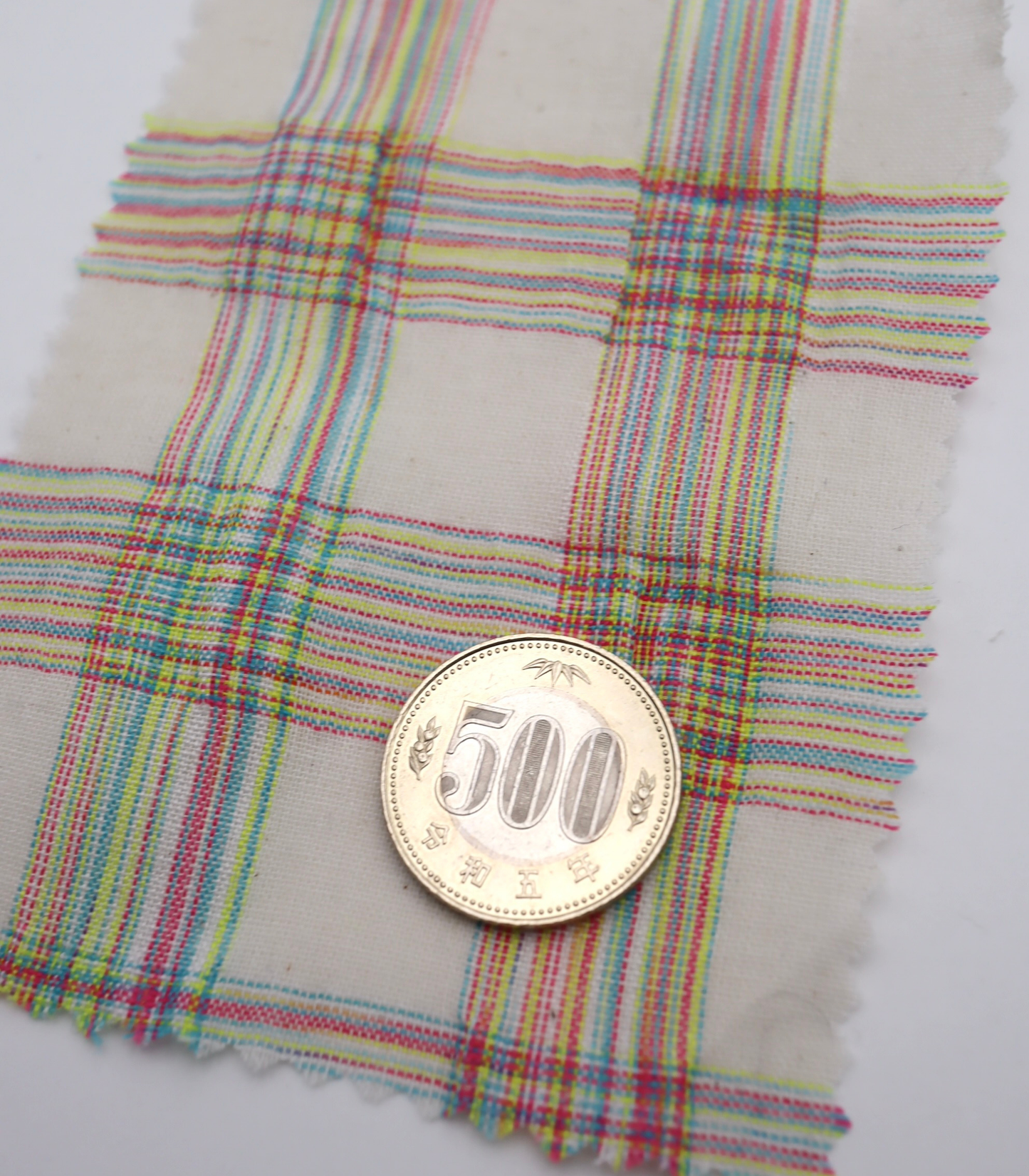 【25SS-328】しぼしぼカラフル先染め太チェックサッカー /0.5yあたり=~ 550円