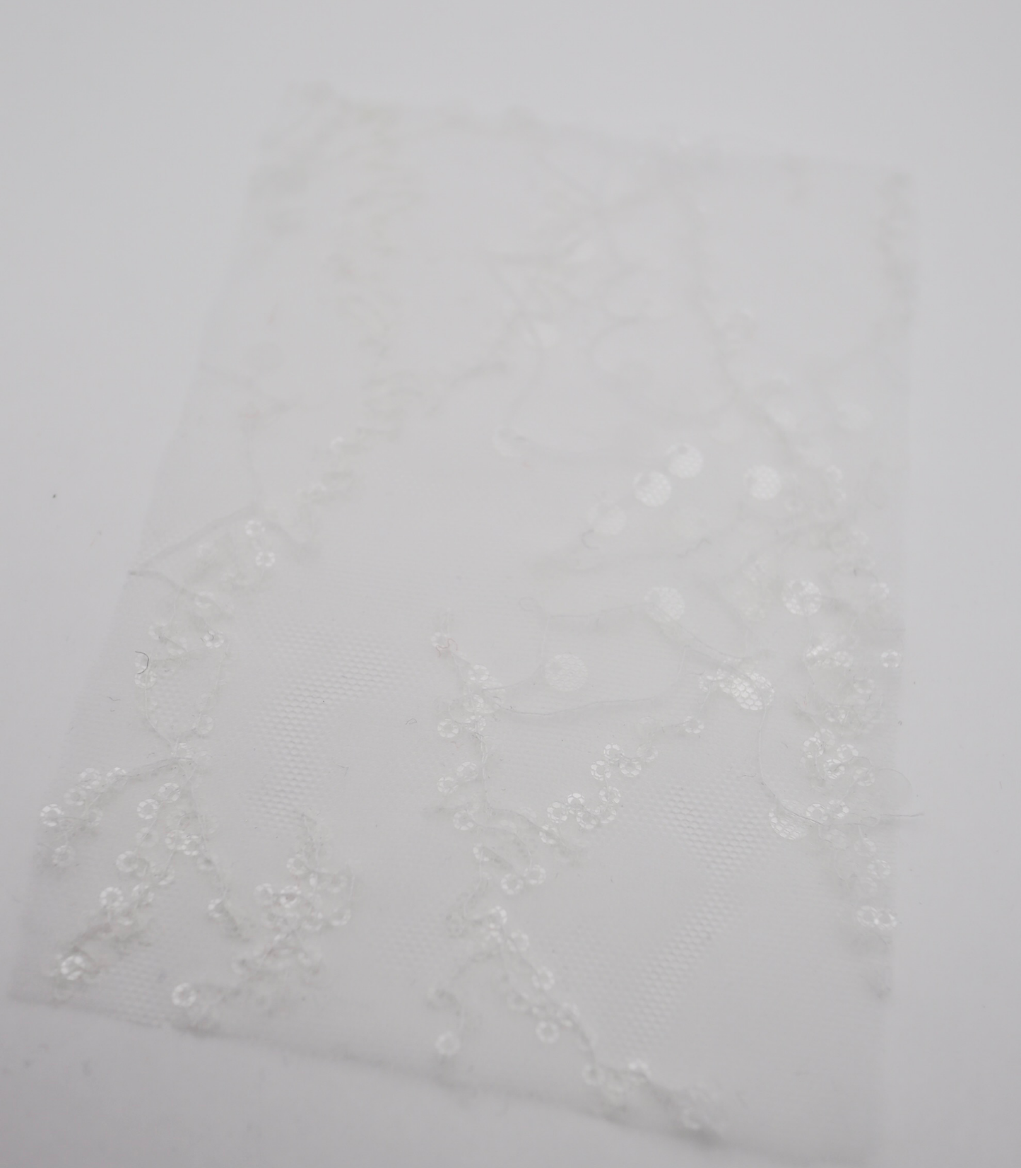 【25SS-383】スパンコール刺繍チュール /0.5yあたり=~1670円