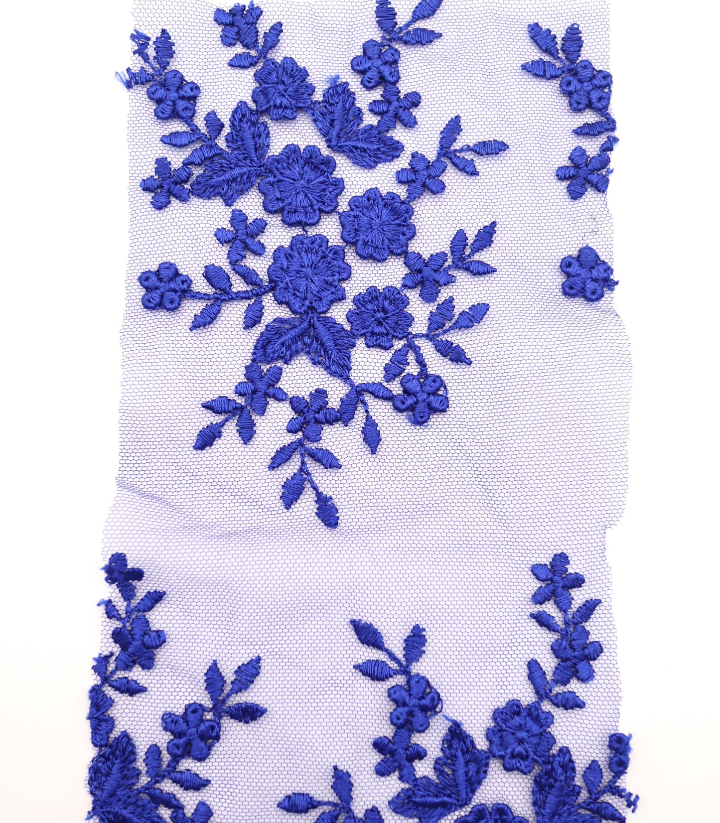 【25SS-387】スカラップ刺繍チュールレース /0.5yあたり=~1800円