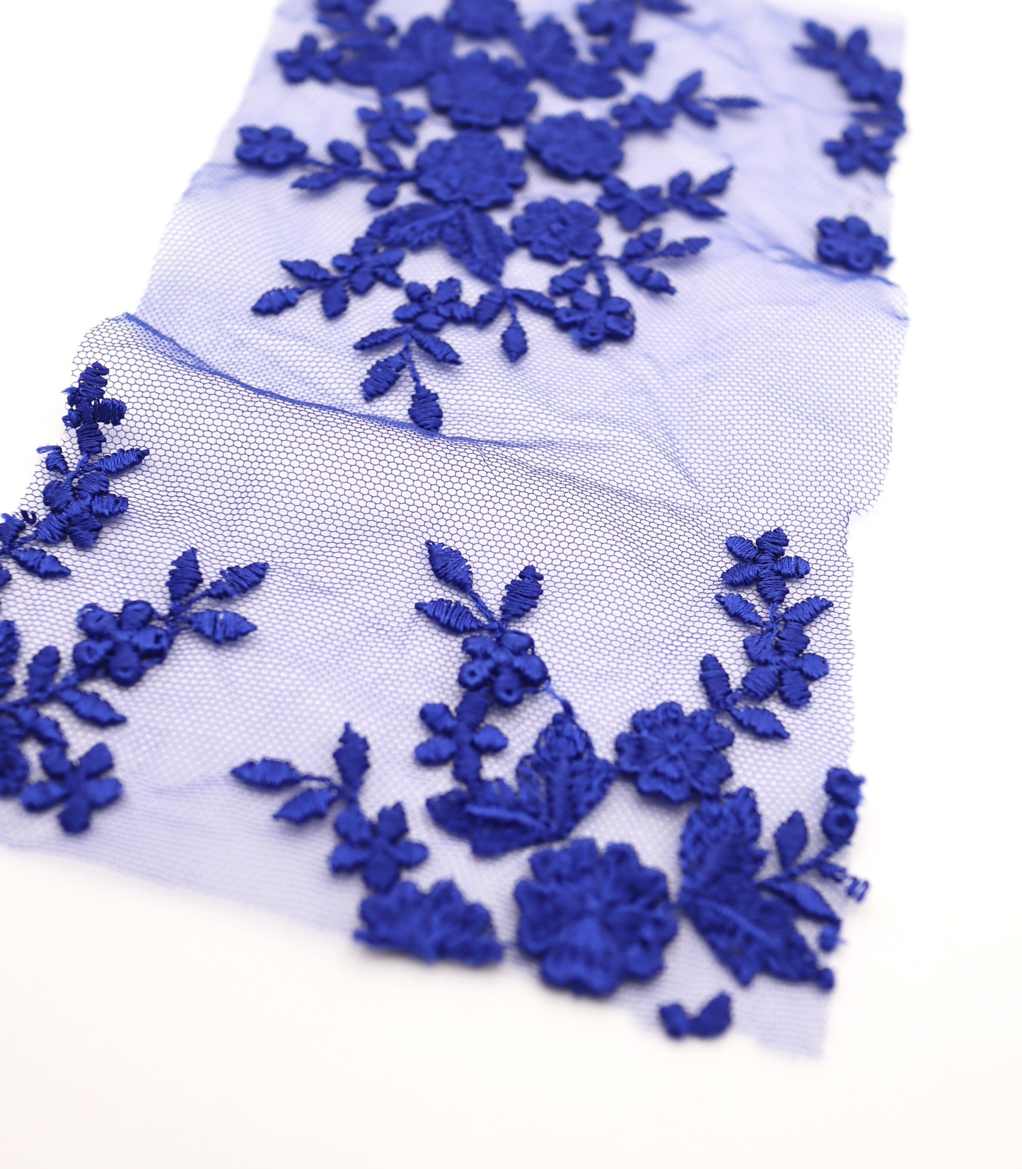 【25SS-387】スカラップ刺繍チュールレース /0.5yあたり=~1800円