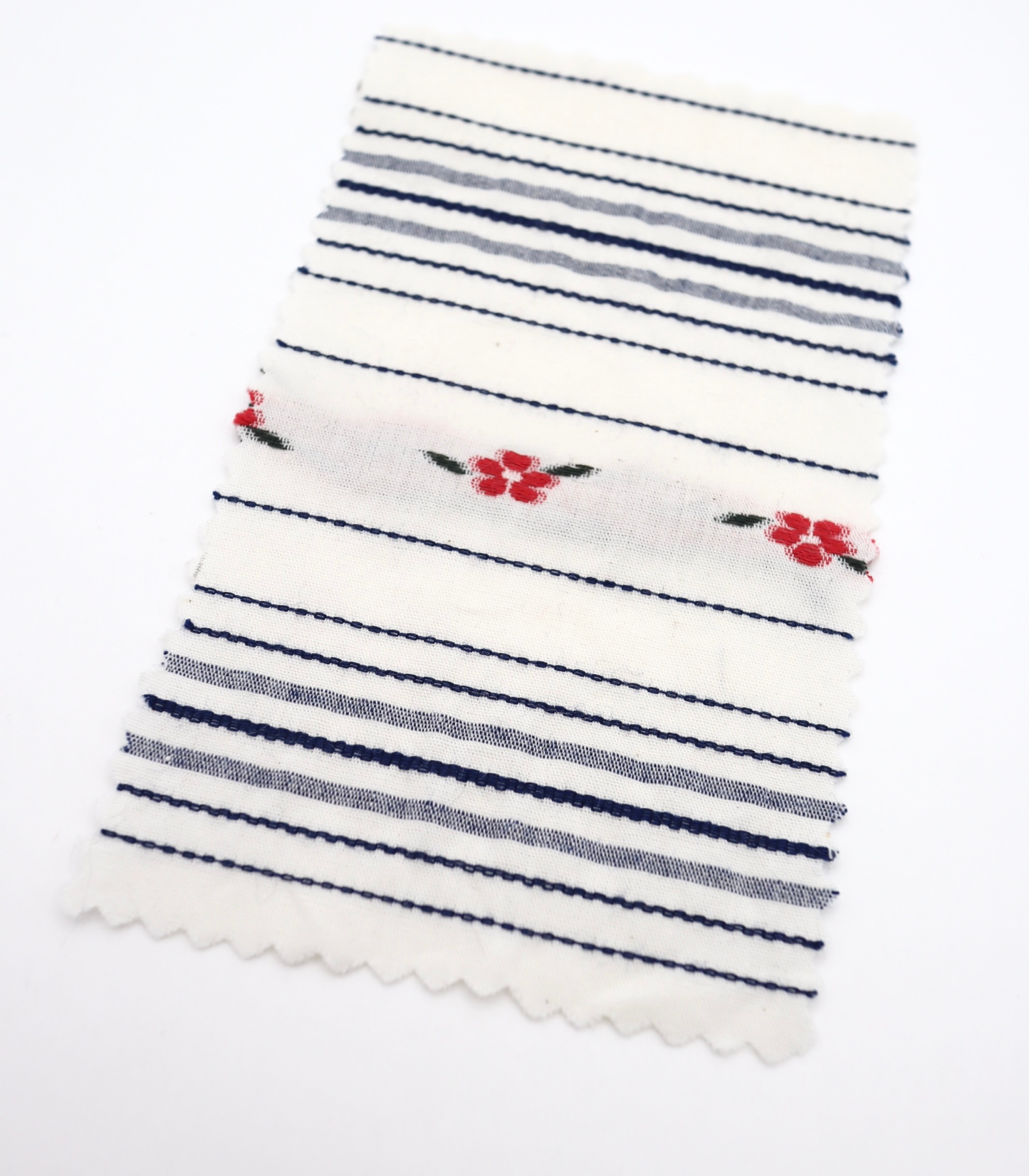 【25SS-443】フラワー×ランダムボーダー刺繍ローン /0.5yあたり=~925円