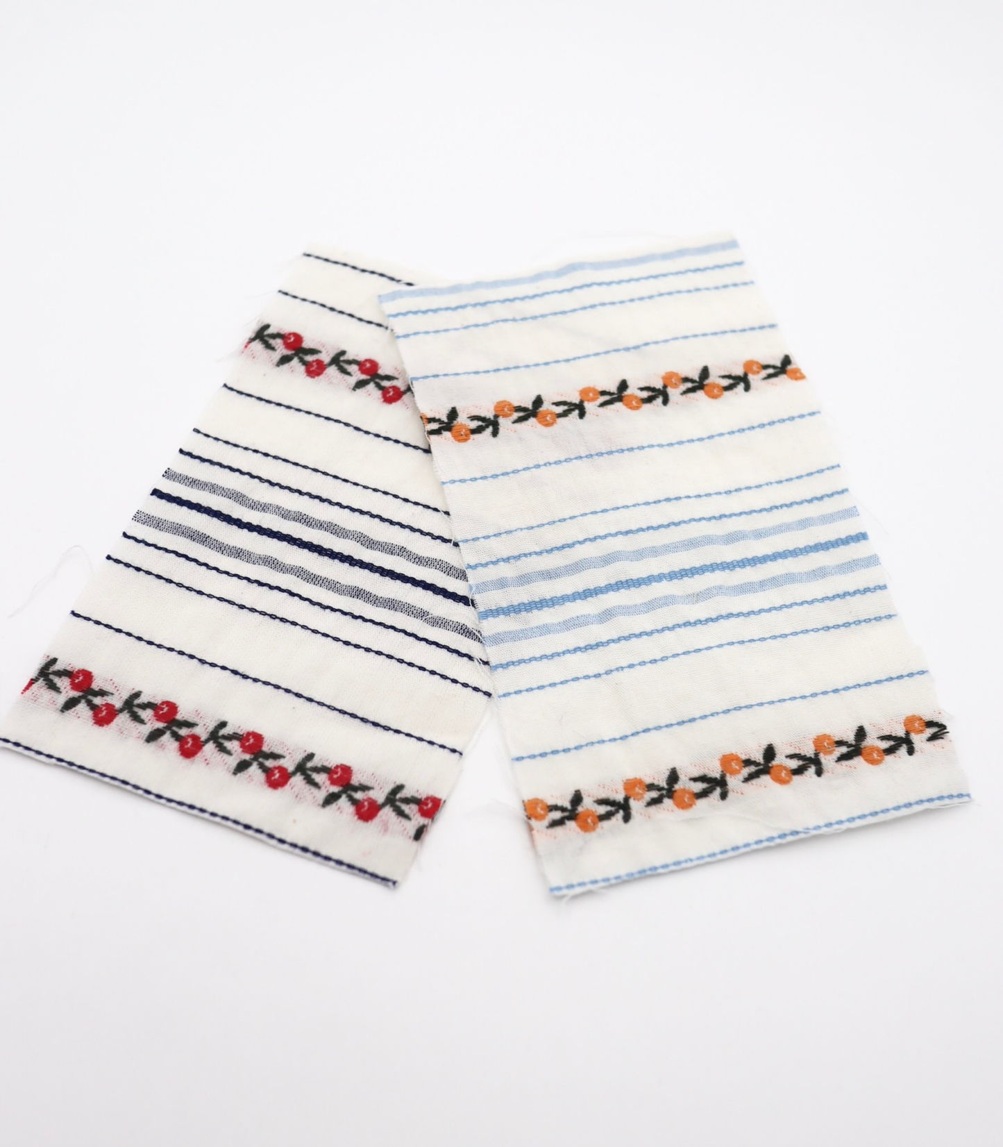 【25SS-442】フラワー×ランダムボーダー刺繍ローン /0.5yあたり=~925円