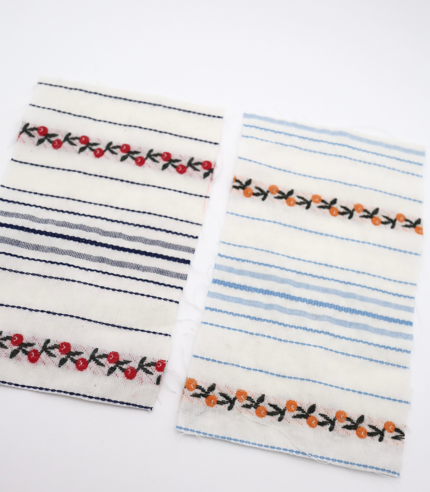【25SS-442】フラワー×ランダムボーダー刺繍ローン /0.5yあたり=~925円