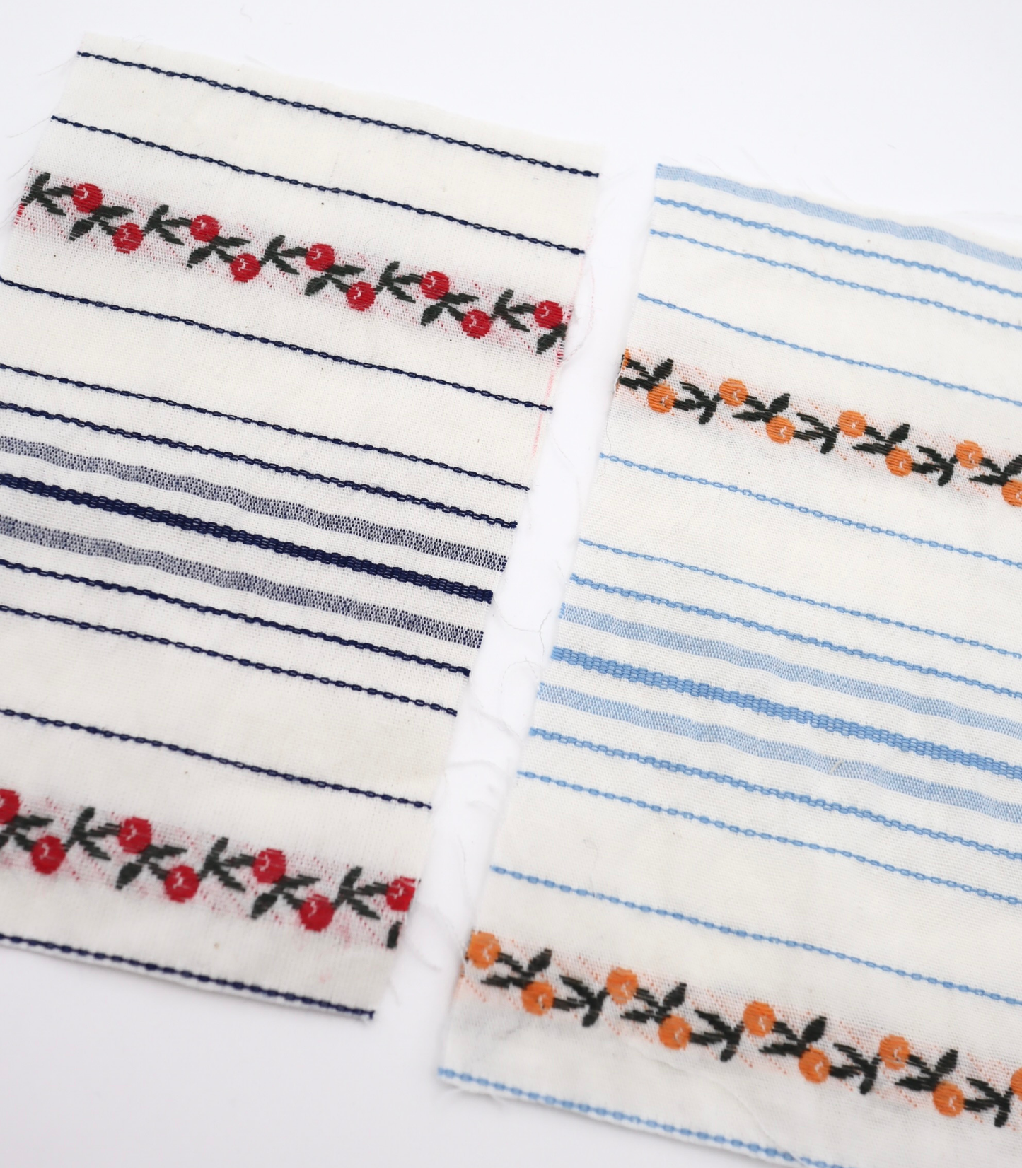 【25SS-442】フラワー×ランダムボーダー刺繍ローン /0.5yあたり=~925円