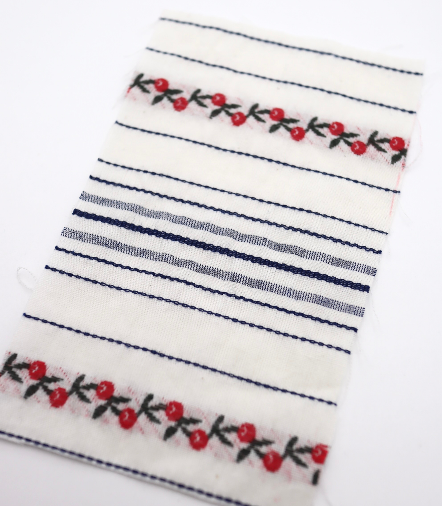 【25SS-442】フラワー×ランダムボーダー刺繍ローン /0.5yあたり=~925円