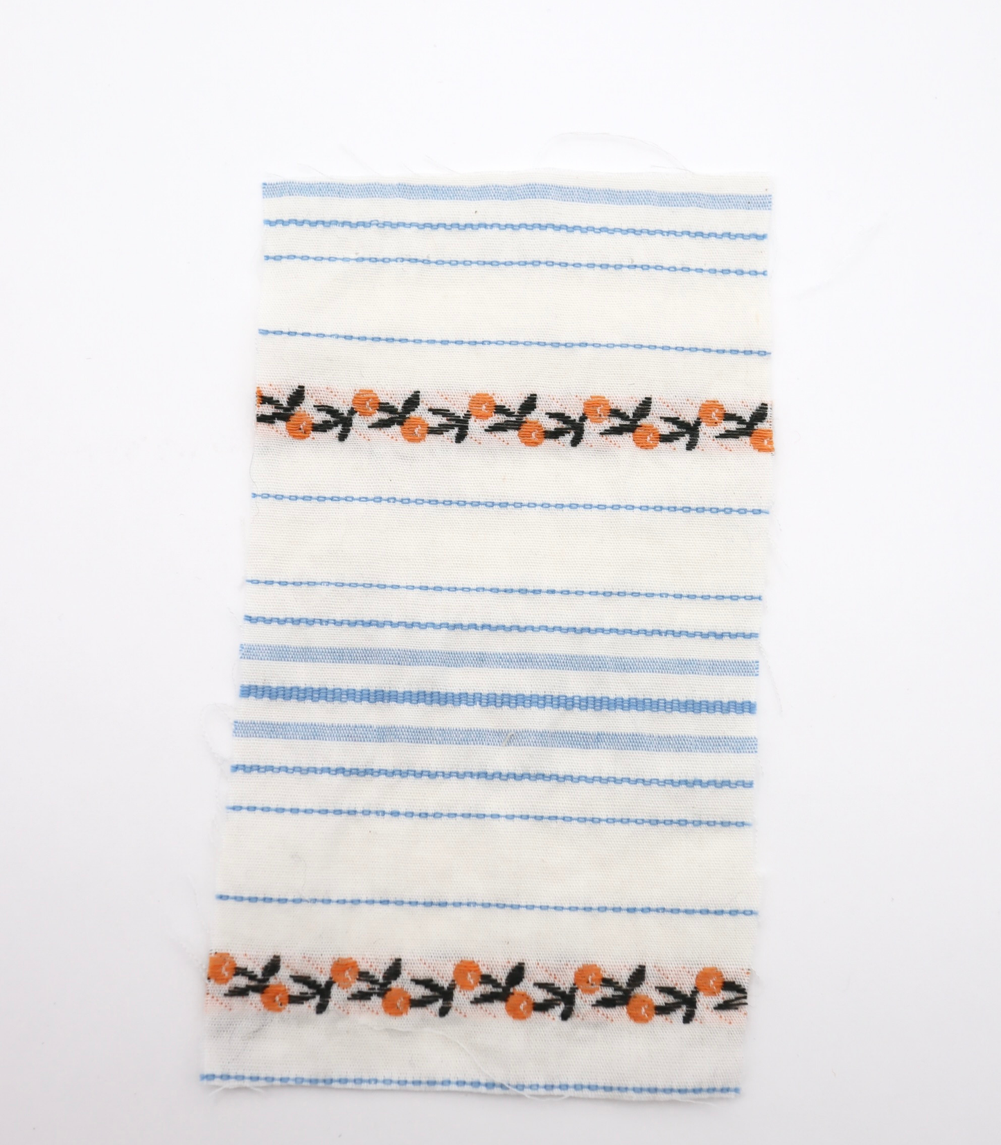 【25SS-442】フラワー×ランダムボーダー刺繍ローン /0.5yあたり=~925円