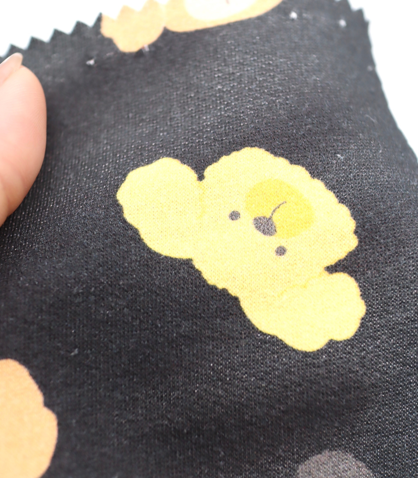 【25SS-401】わんたんズプリントミニ裏毛 /0.5yあたり=~1105円