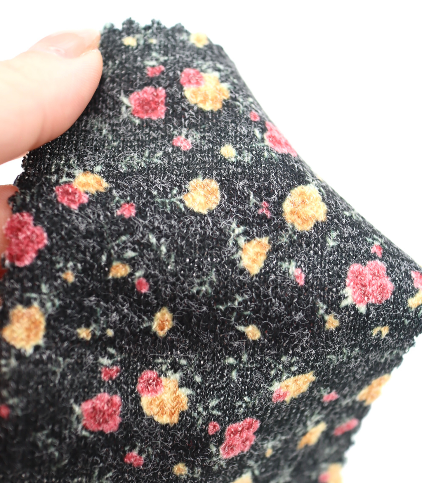 【25SS-407】小花柄プリント天竺ニット /0.5yあたり=~950円