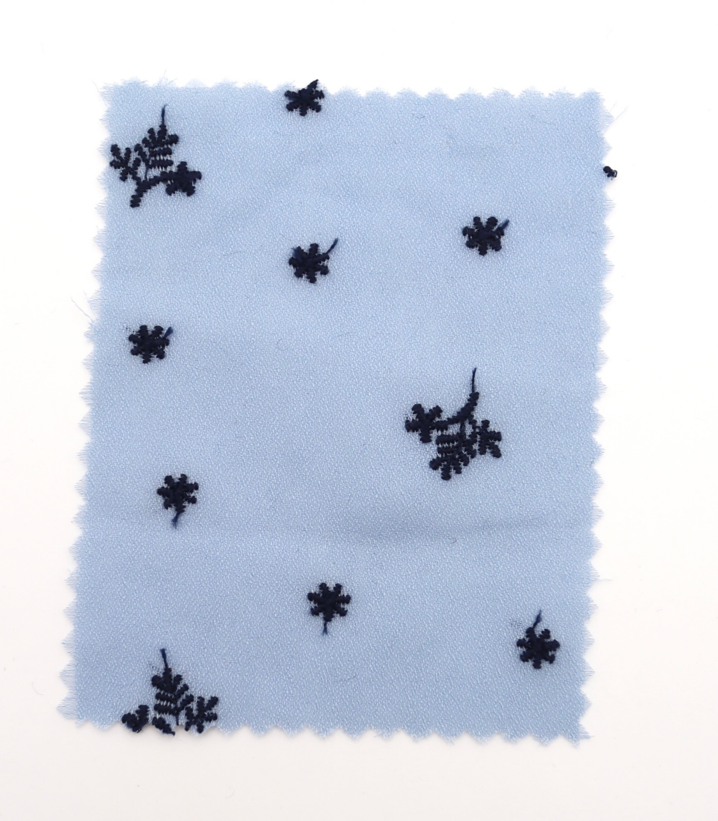 【25SS-452】草木柄刺繍ジョーゼット /0.5yあたり=~1155円