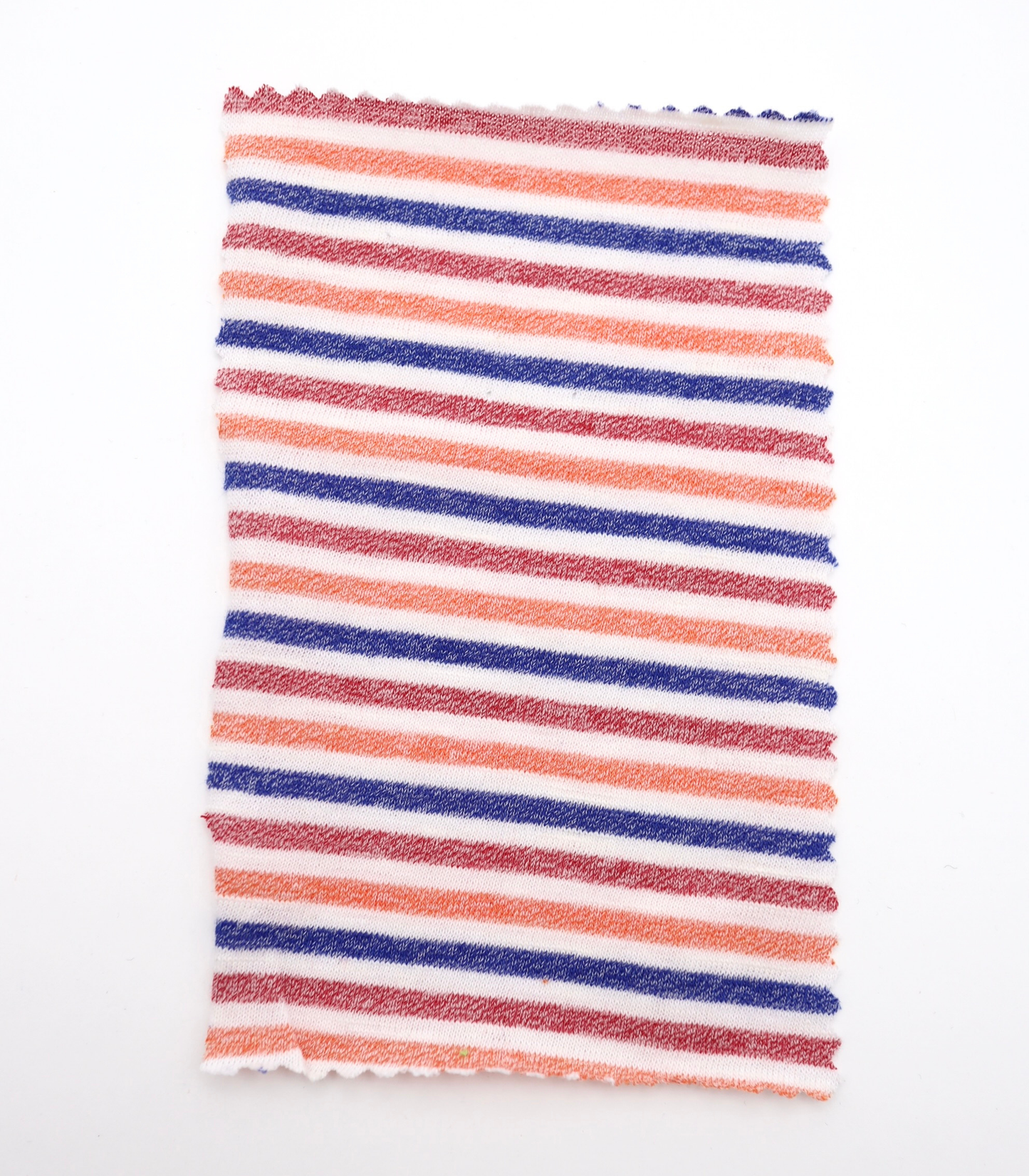 【25SS-449】細ピッチマルチカラーボーダー綿天竺 /0.5yあたり=~890円