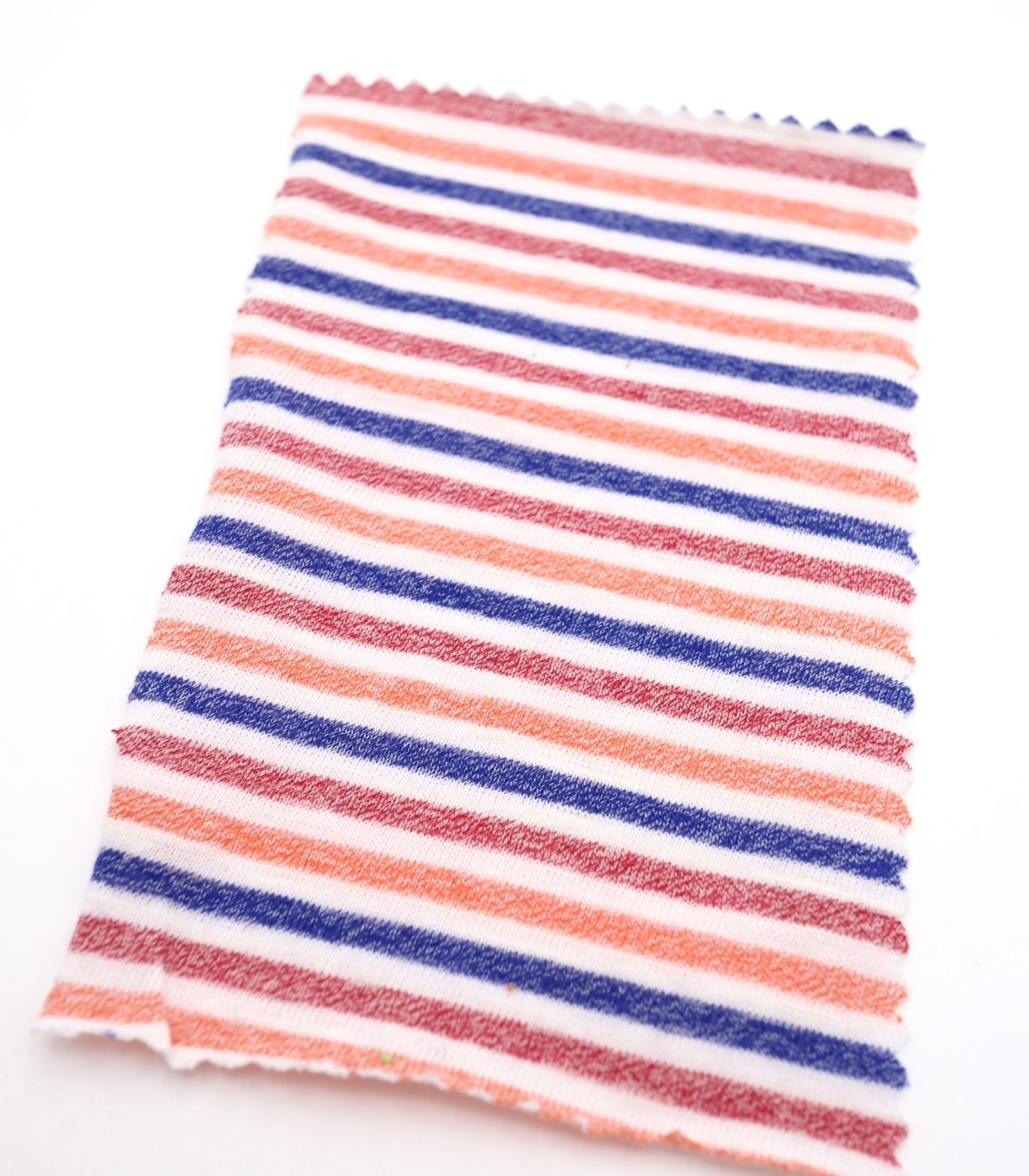 【25SS-449】細ピッチマルチカラーボーダー綿天竺 /0.5yあたり=~890円