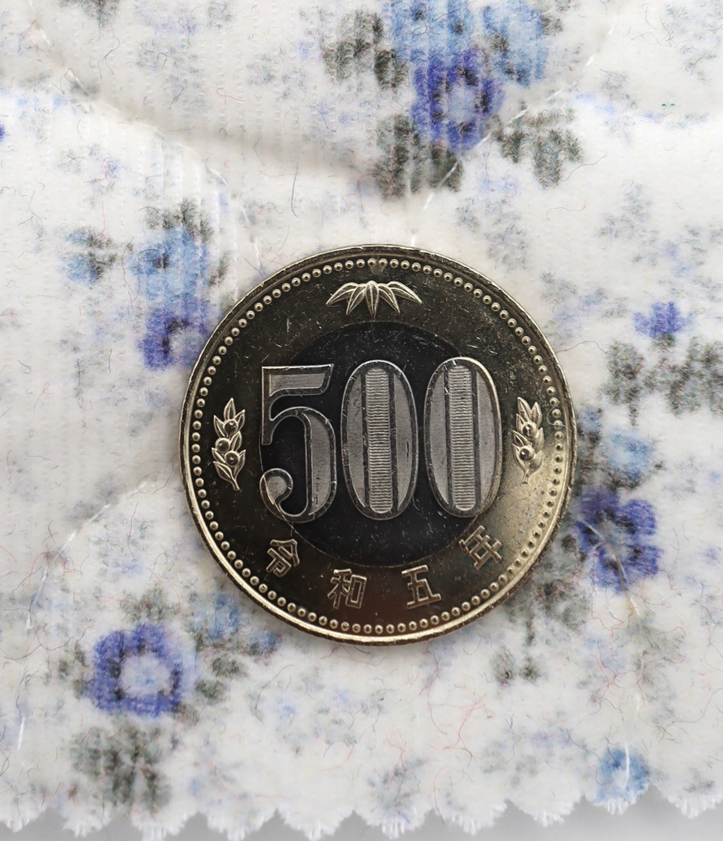 【25SS-100】小花柄プリントキルティングコーデュロイ