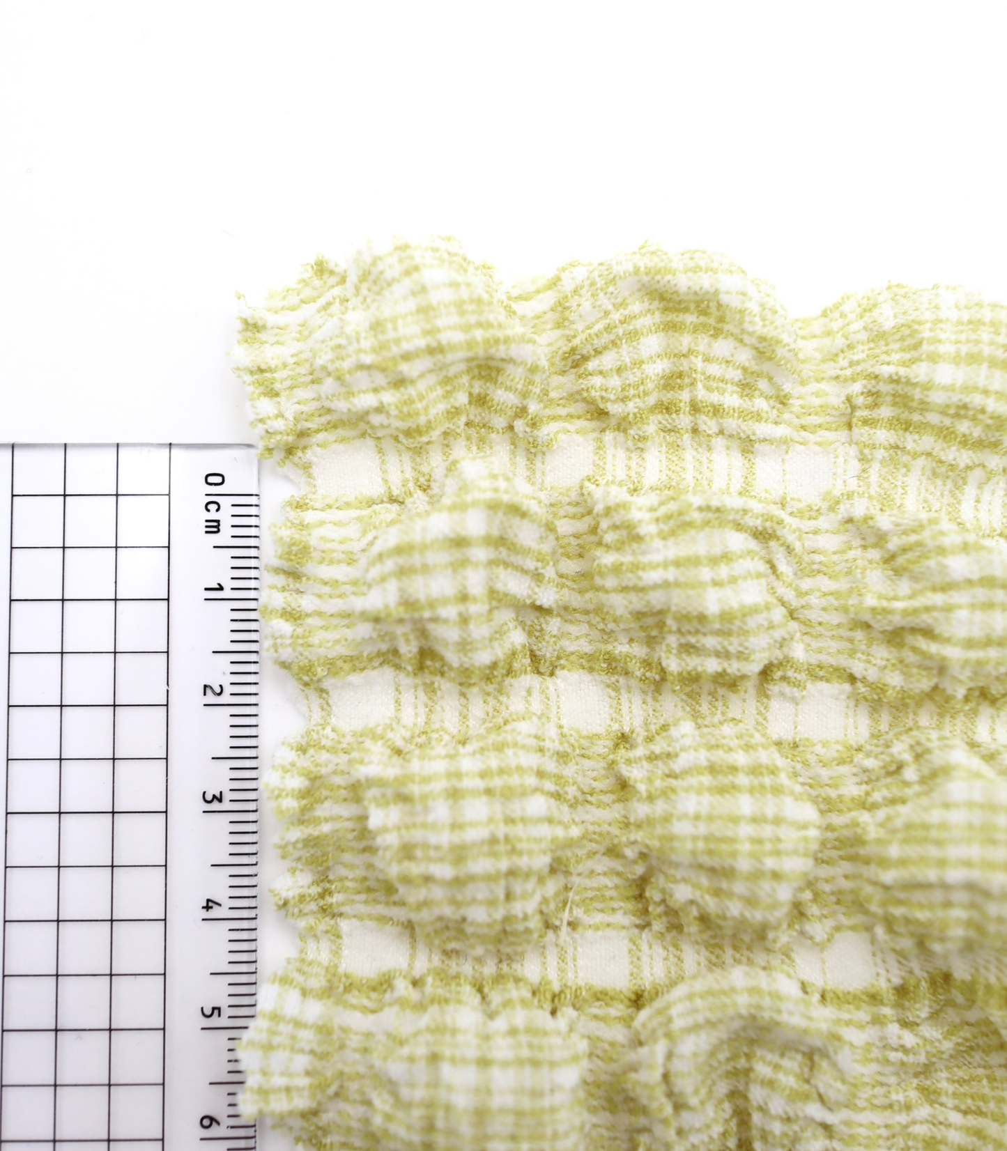 【25SS-317】ぽこぽこ凹凸先染めチェックリップル /0.5yあたり=~ 800円