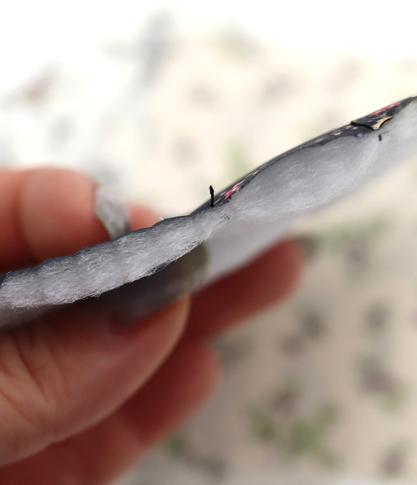 【25SS-101】小花柄プリントキルティングタフタ