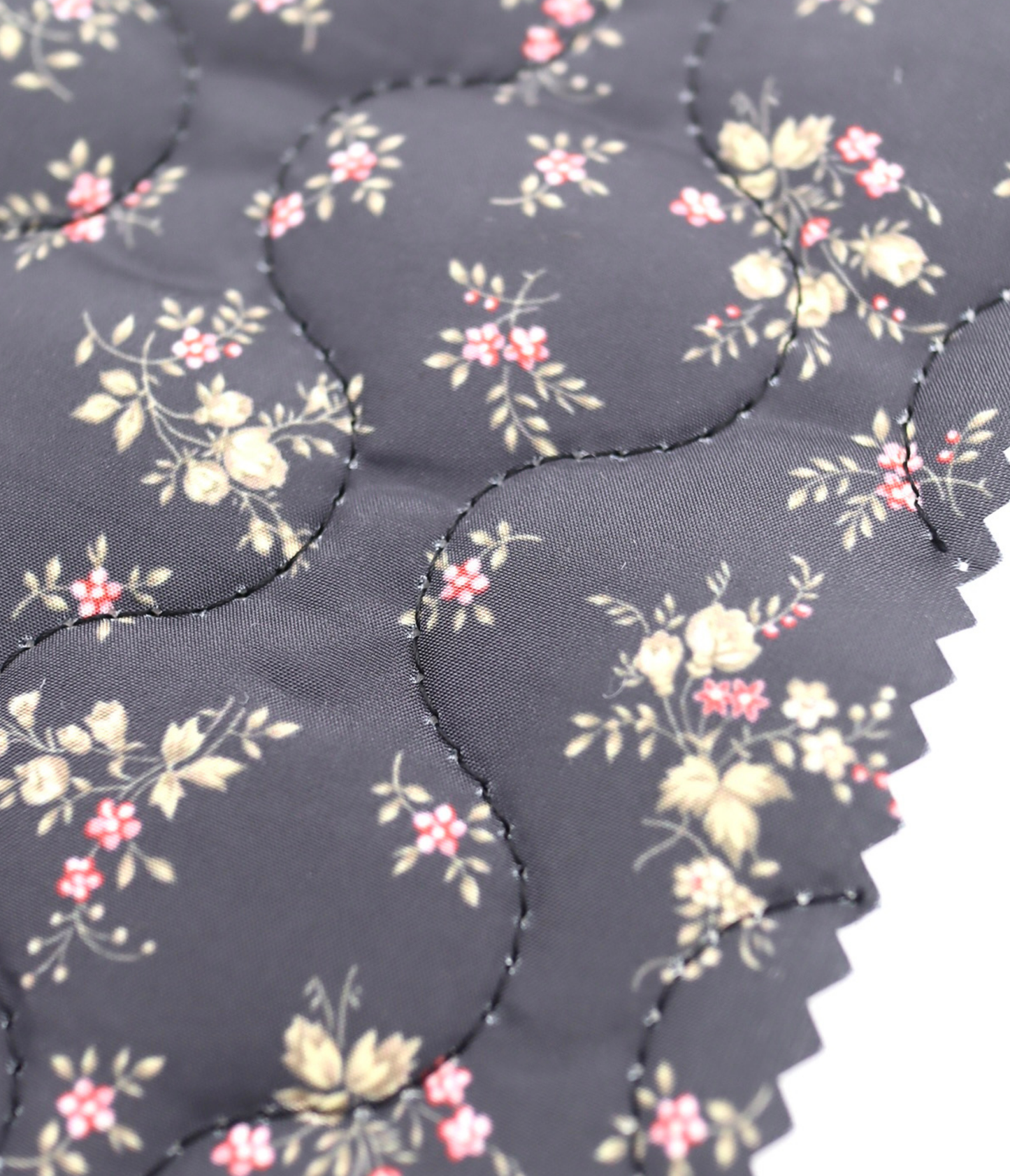 【25SS-101】小花柄プリントキルティングタフタ
