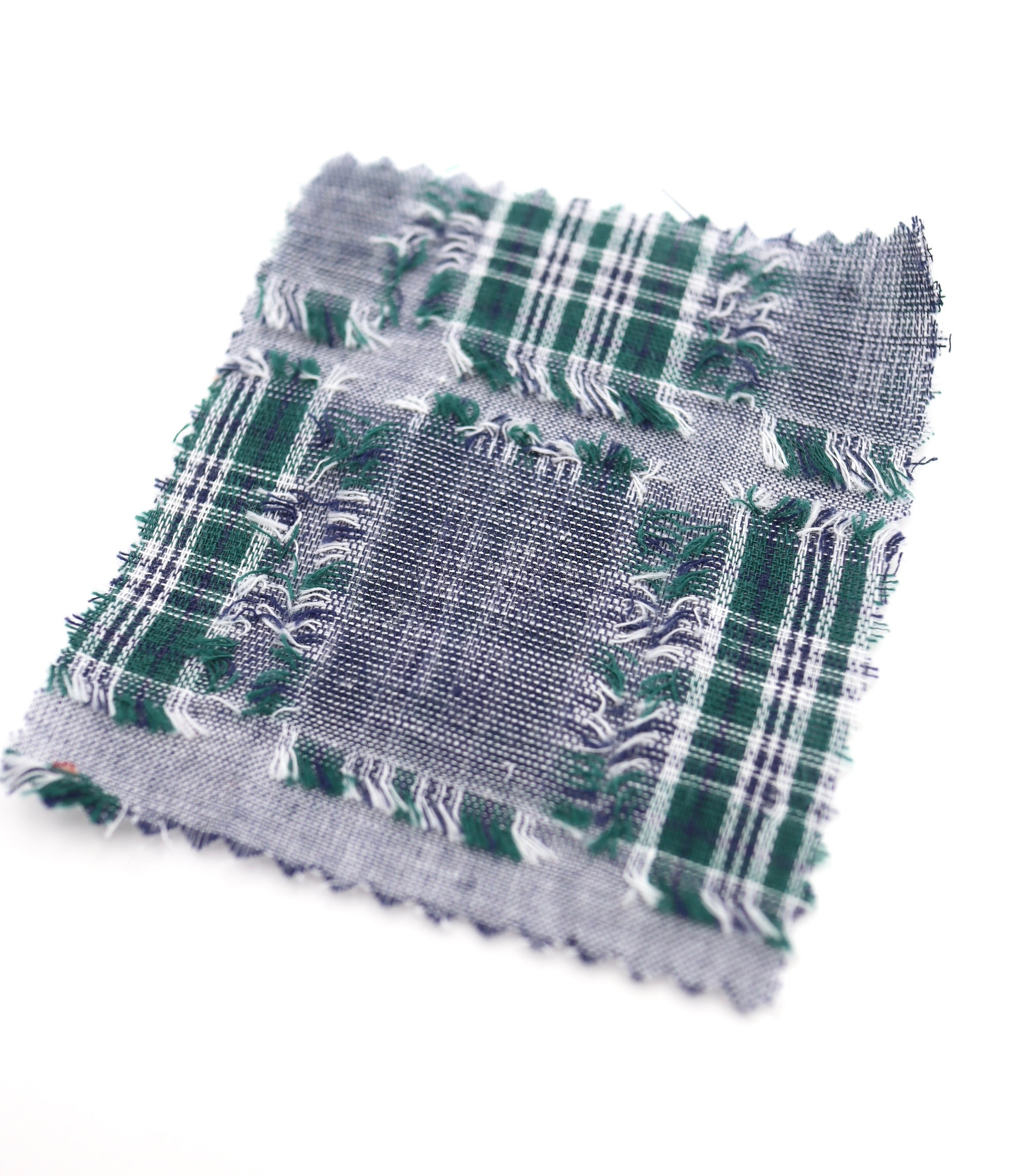 【25SS-314】フリンジジャガードチェック /0.5yあたり=~ 755円