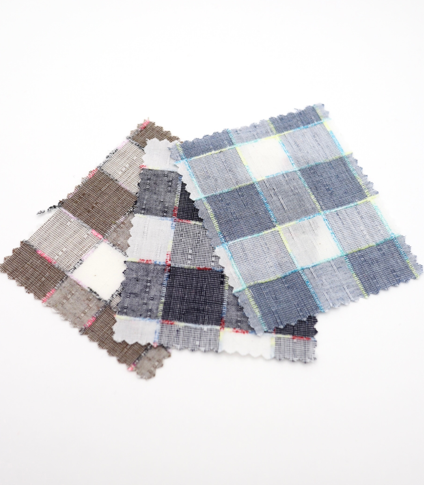 【25SS-312】カラフルスラブギンガムチェック /0.5yあたり=~580円