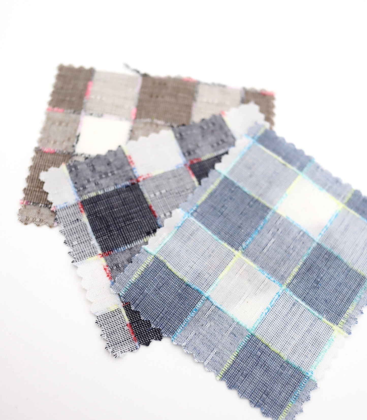 【25SS-312】カラフルスラブギンガムチェック /0.5yあたり=~580円