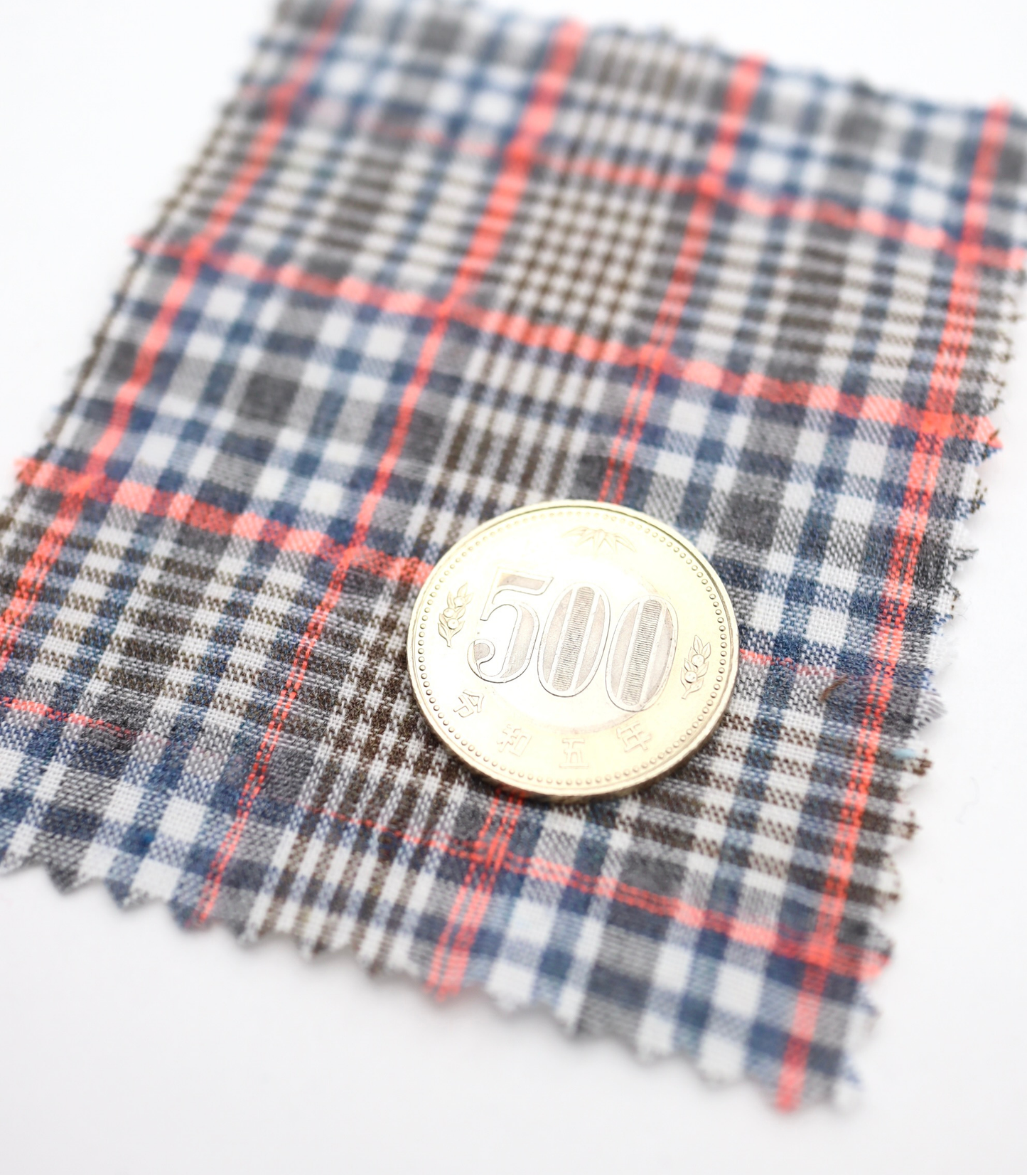 【25SS-311】しぼしぼヴィンテージ風タータンチェックサッカー /0.5yあたり=~550円