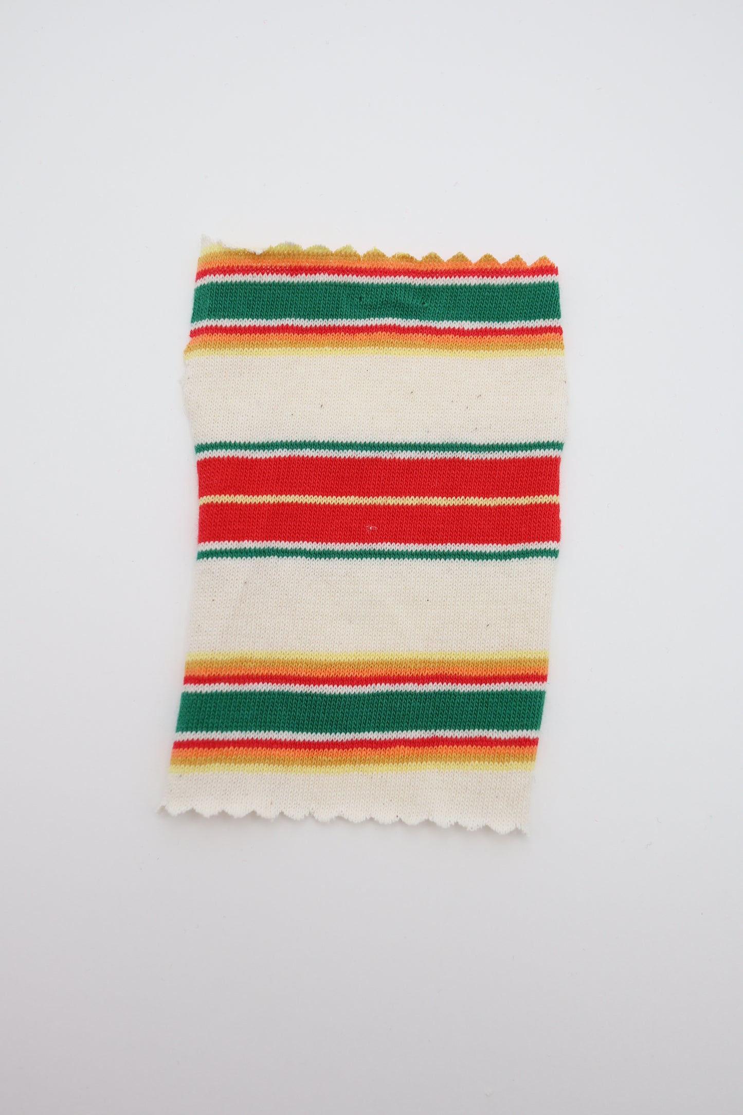 【25SS-476】ヴィンテージ風カラフルボーダー天竺ニット /0.5yあたり=~780円