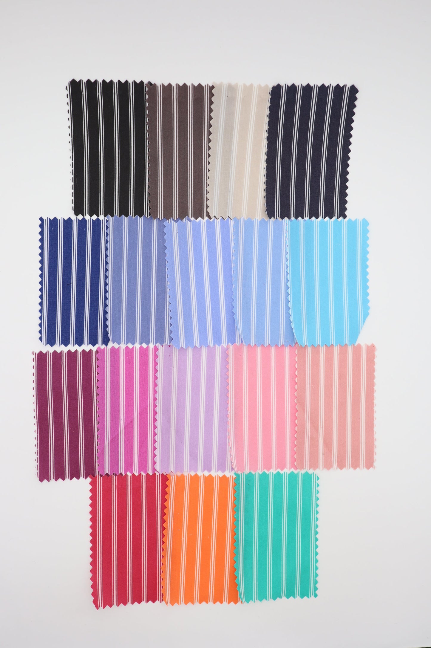 【25SS-479】カラフル細ピッチストライプローン /0.5yあたり=~805円