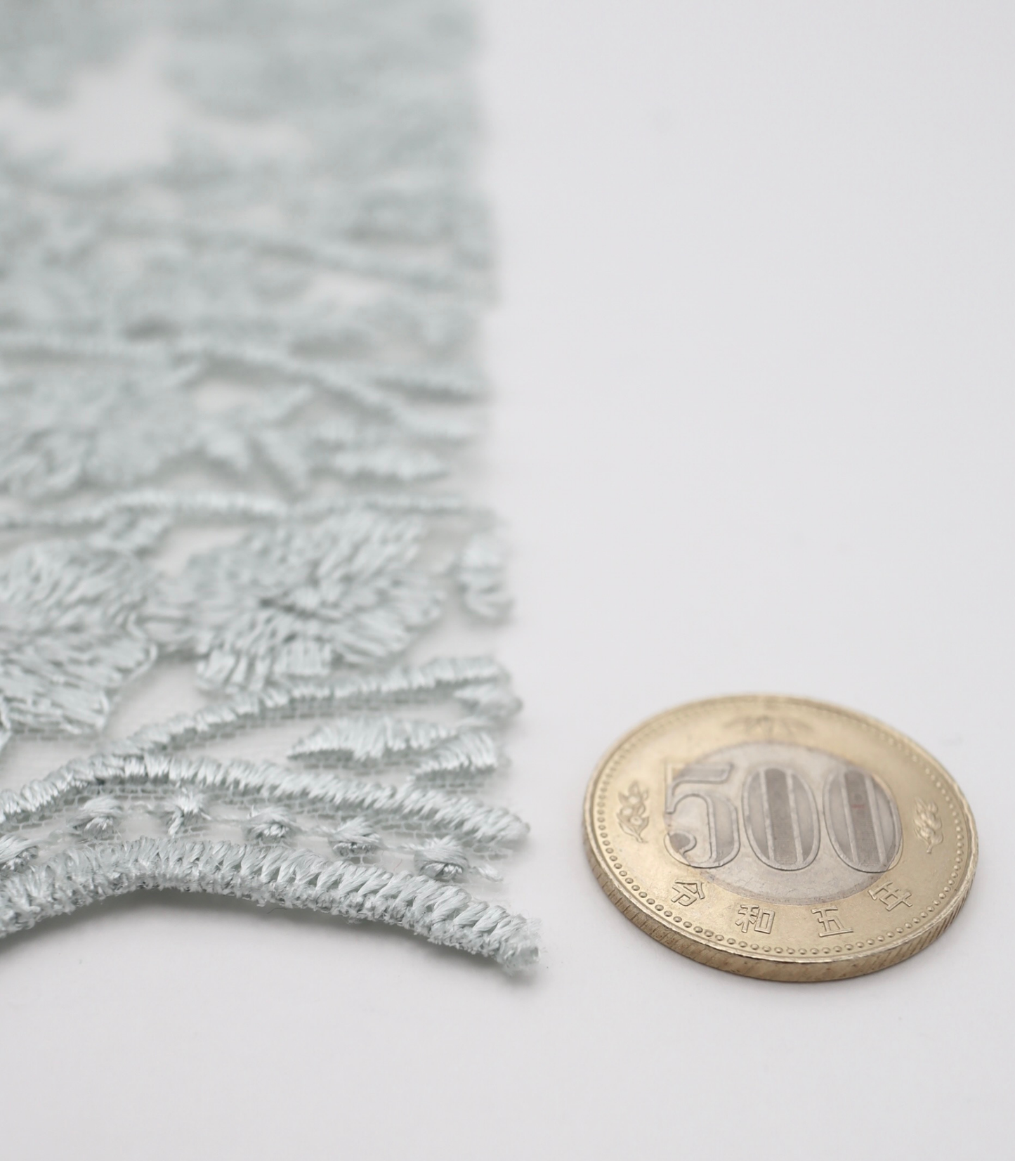 【25SS-390】スカラップチュール刺繍レース /0.5yあたり=~1700円