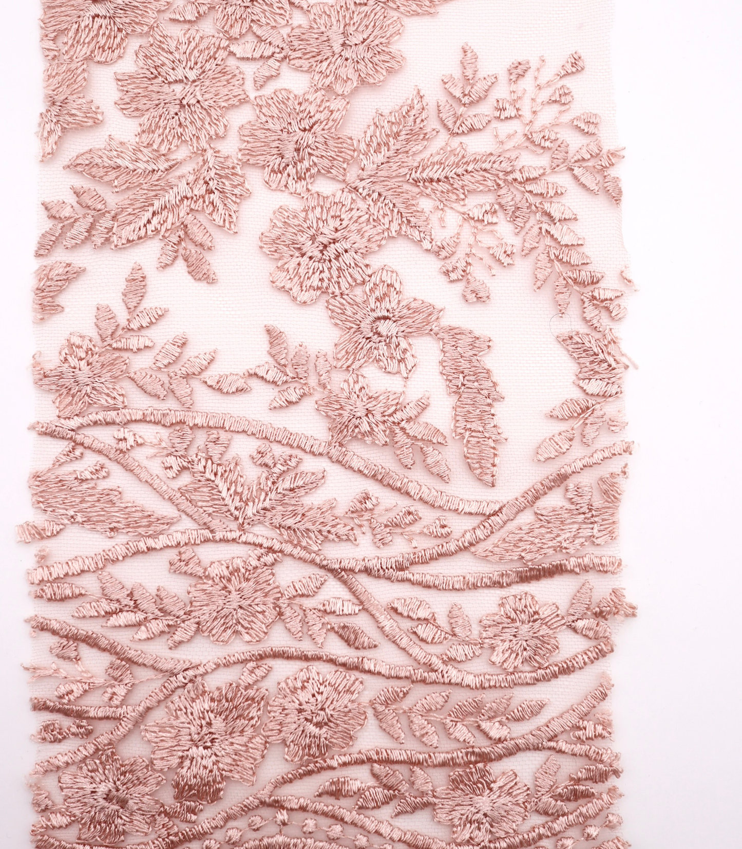 【25SS-390】スカラップチュール刺繍レース /0.5yあたり=~1700円