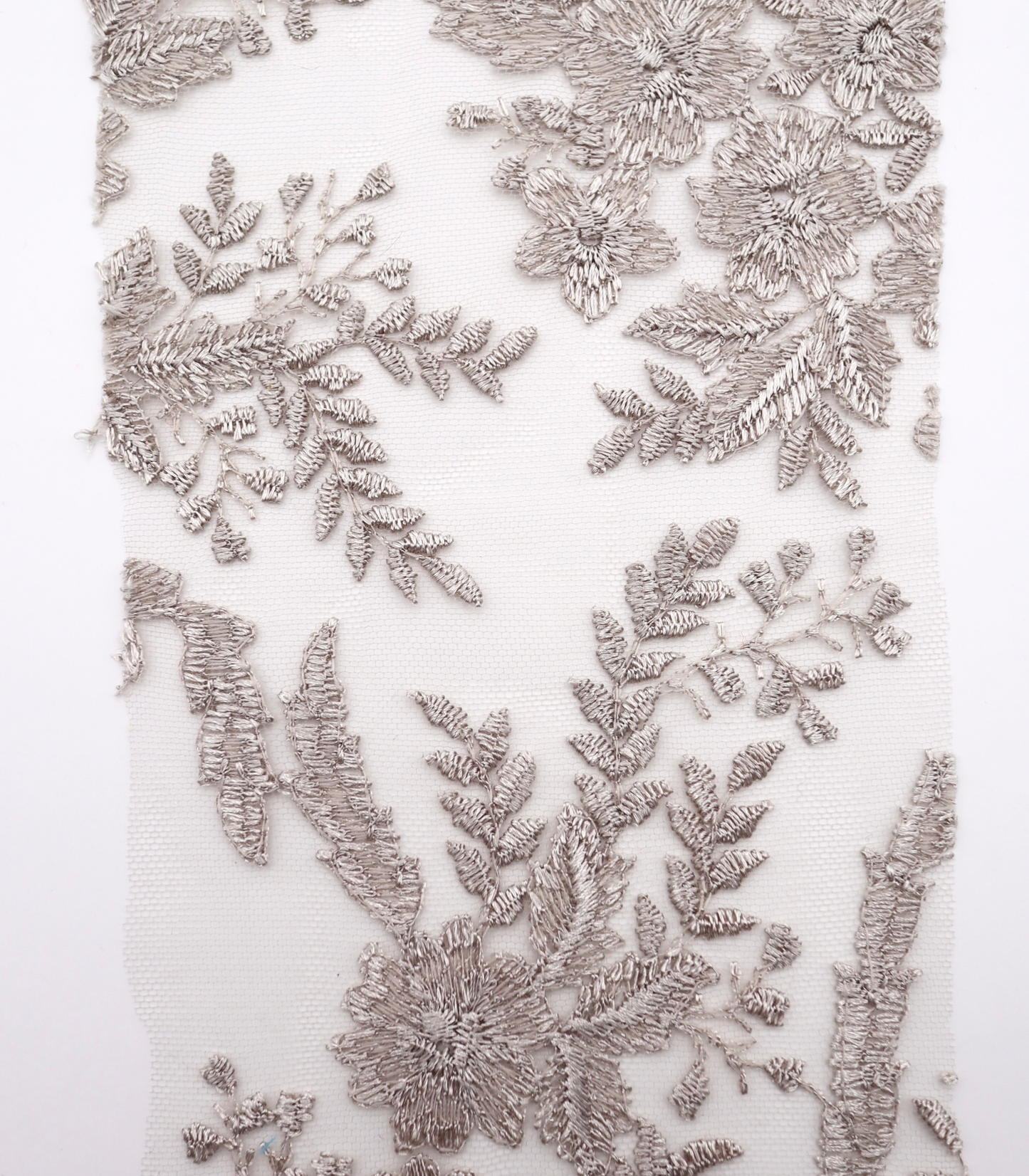 【25SS-390】スカラップチュール刺繍レース /0.5yあたり=~1700円