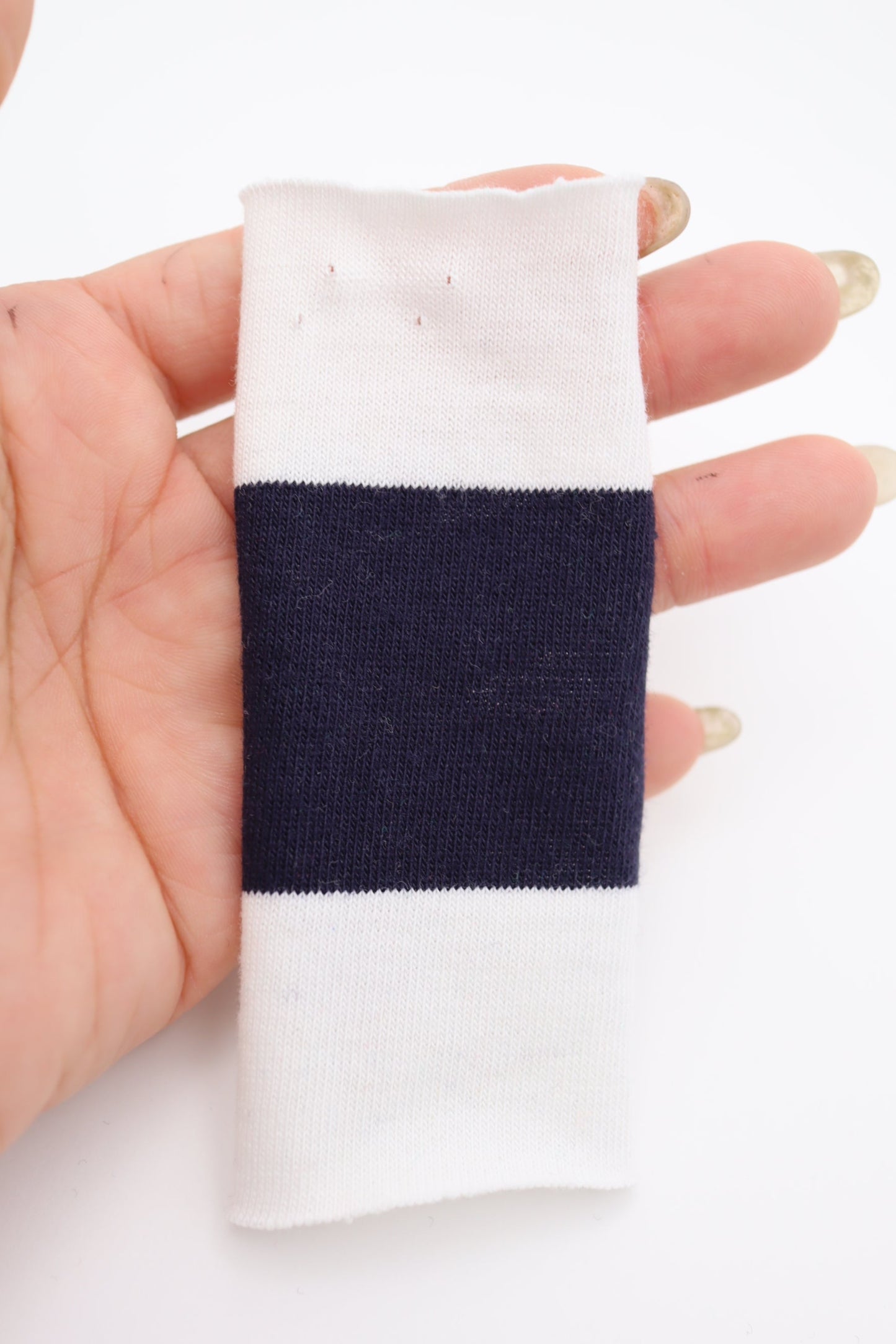 【25SS-470】カラフル太ピッチボーダー天竺ニット /0.5yあたり=~940円