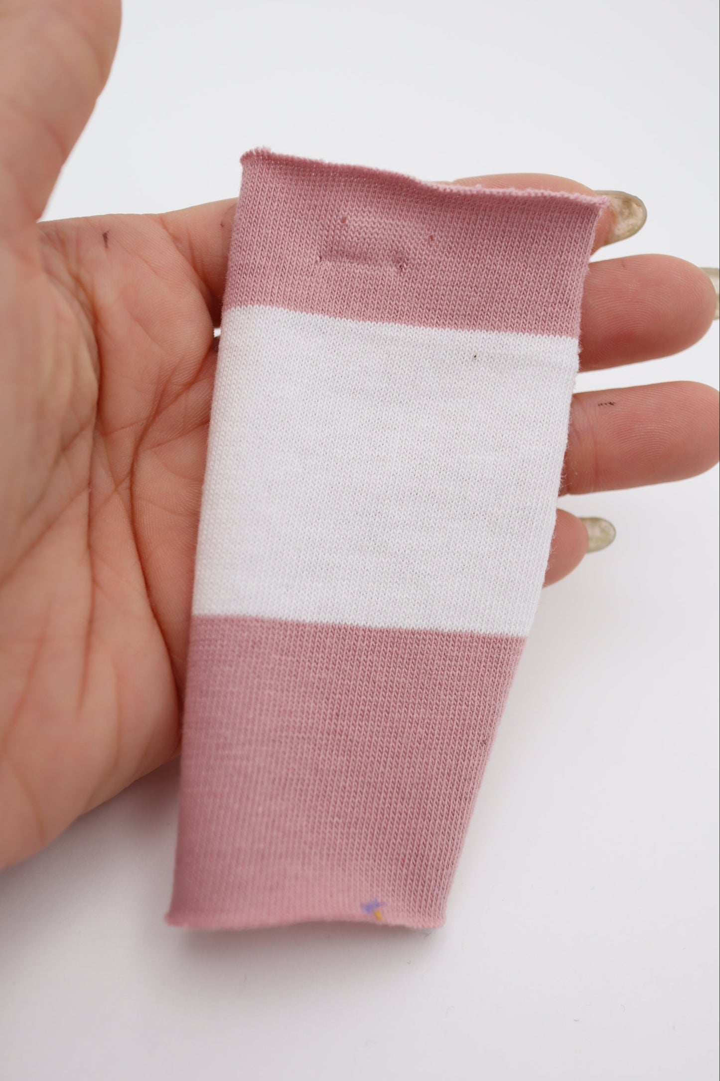 【25SS-470】カラフル太ピッチボーダー天竺ニット /0.5yあたり=~940円