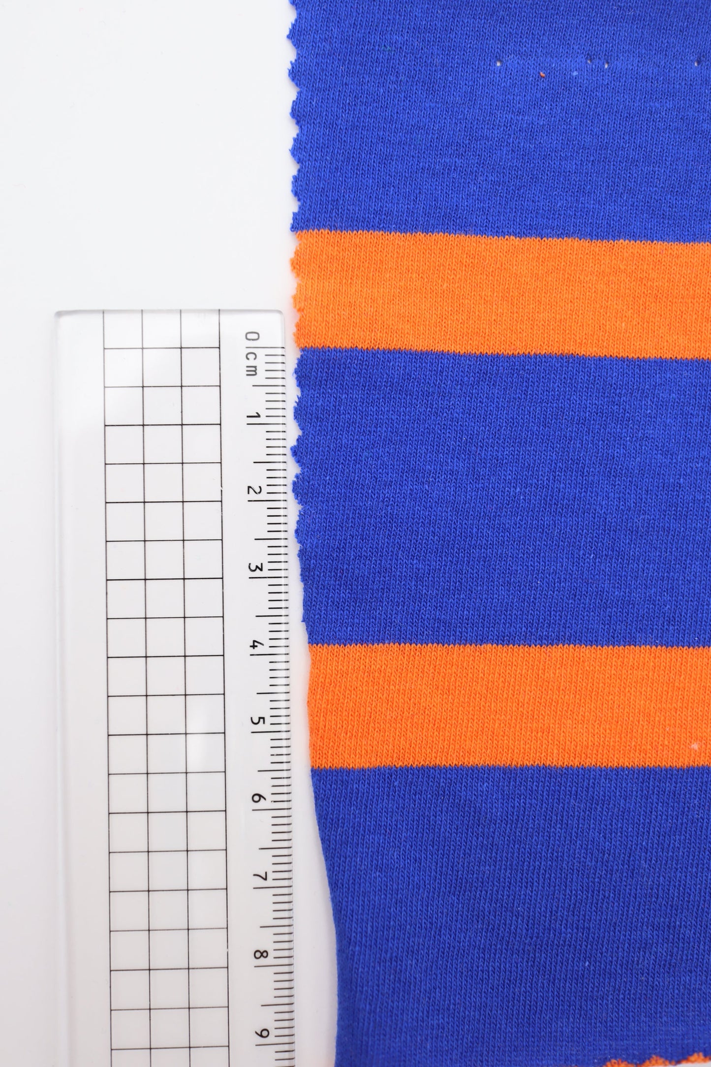 【25SS-473】カラフル太ピッチボーダー天竺ニット /0.5yあたり=~800円
