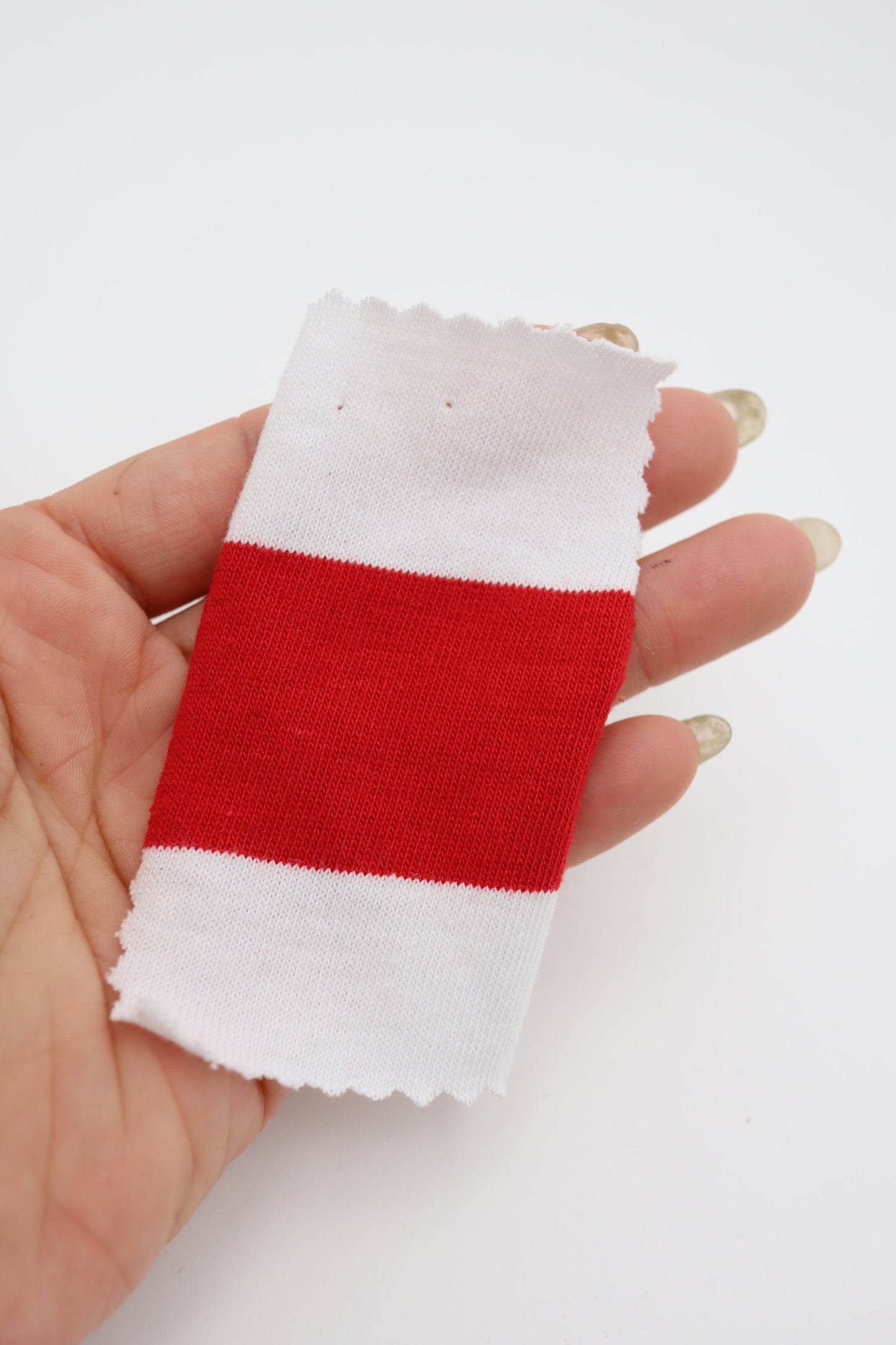 【25SS-472】カラフル太ピッチボーダー天竺ニット /0.5yあたり=~860円