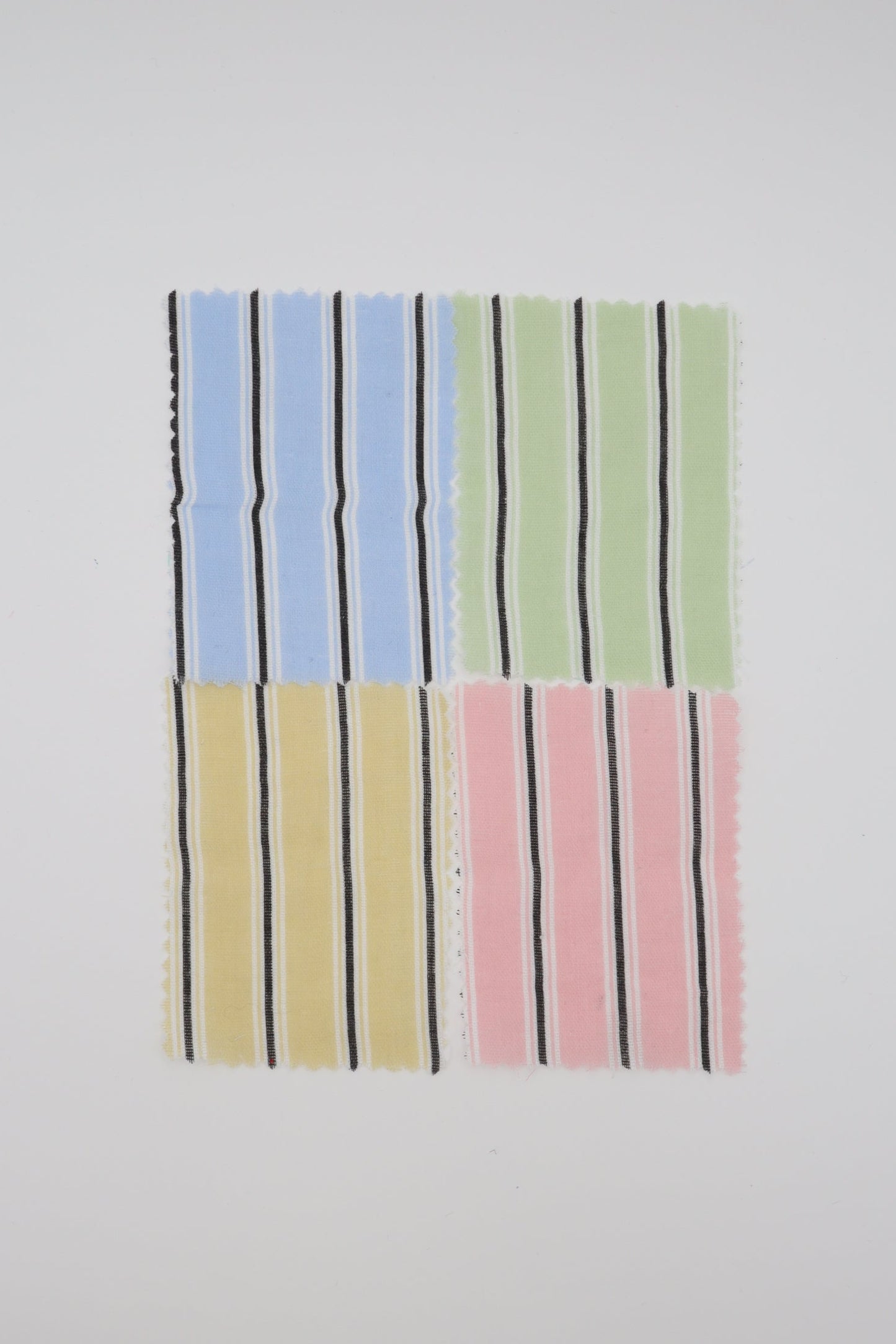 【25SS-478】カラフル太ピッチストライプWガーゼ /0.5yあたり=~730円