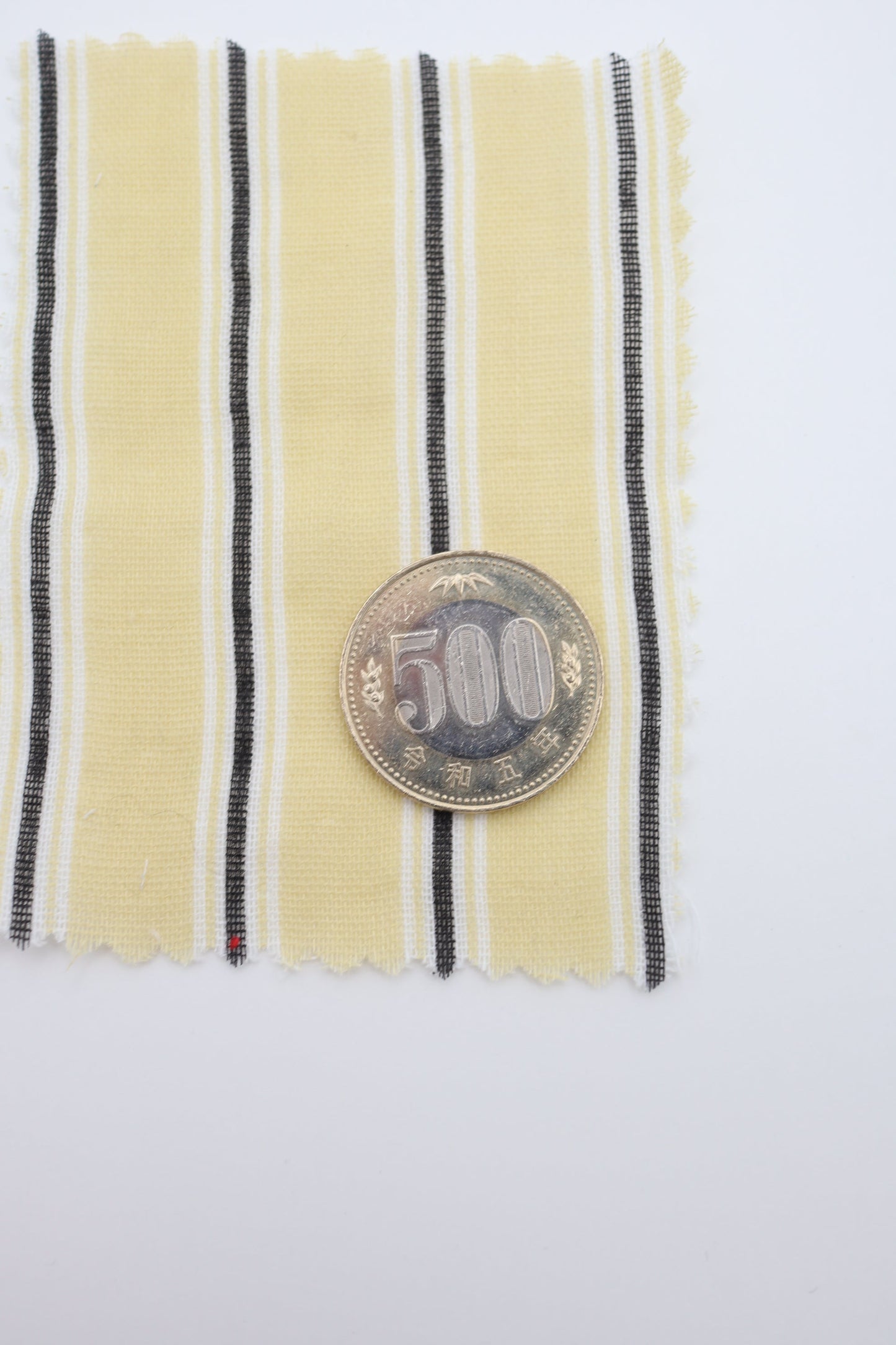 【25SS-478】カラフル太ピッチストライプWガーゼ /0.5yあたり=~730円