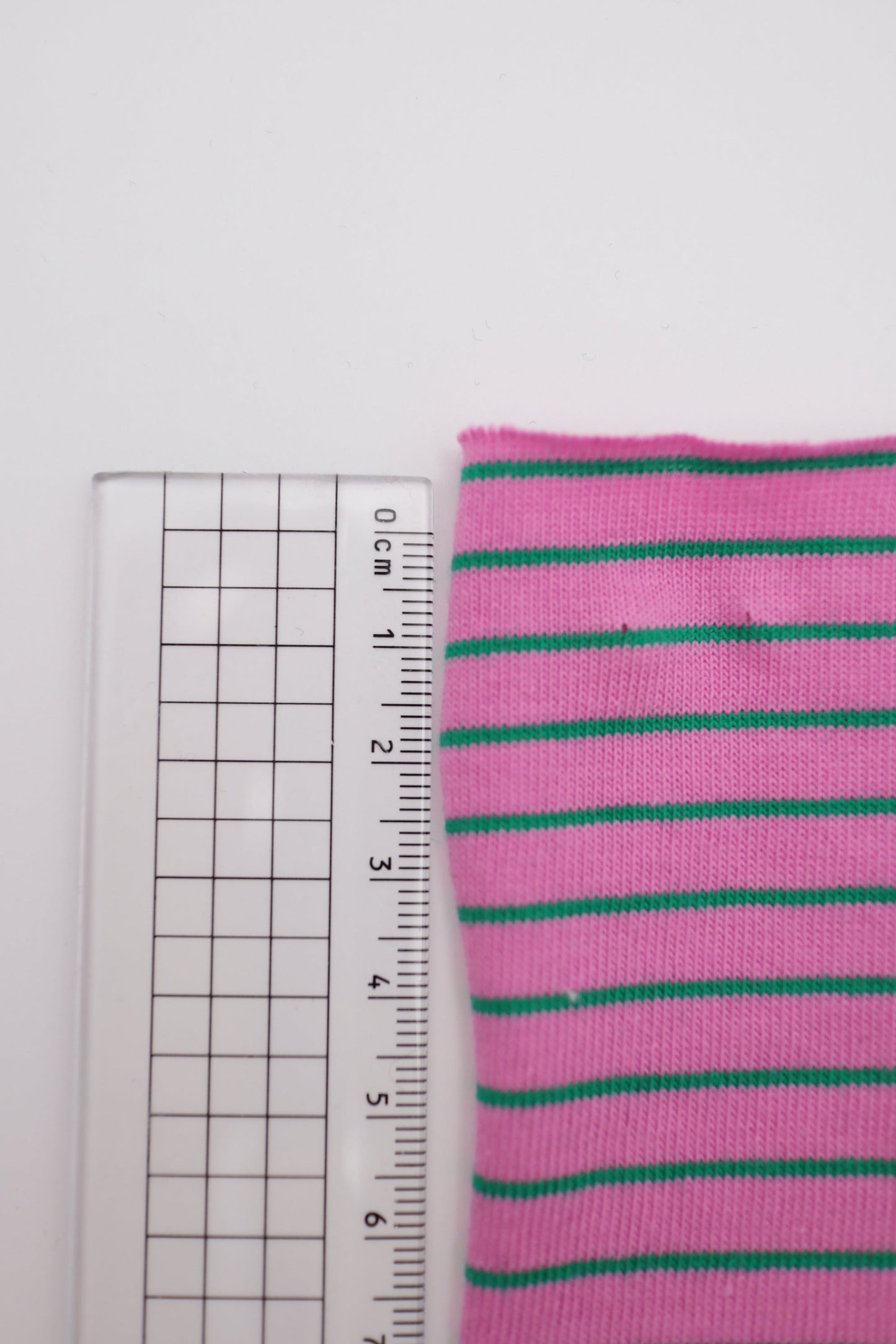 【25SS-475】カラフル細ピッチボーダー天竺ニット /0.5yあたり=~860円
