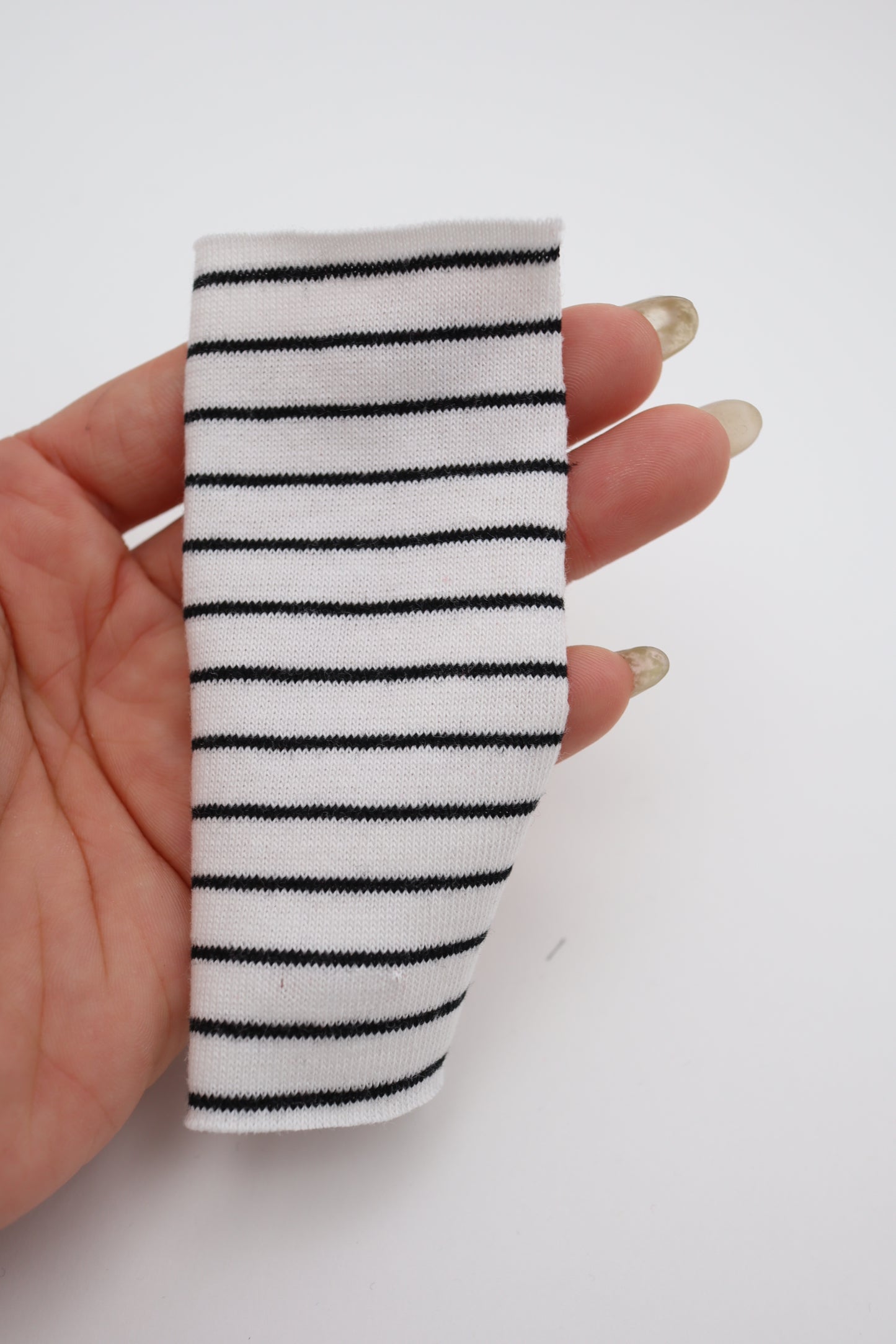 【25SS-475】カラフル細ピッチボーダー天竺ニット /0.5yあたり=~860円