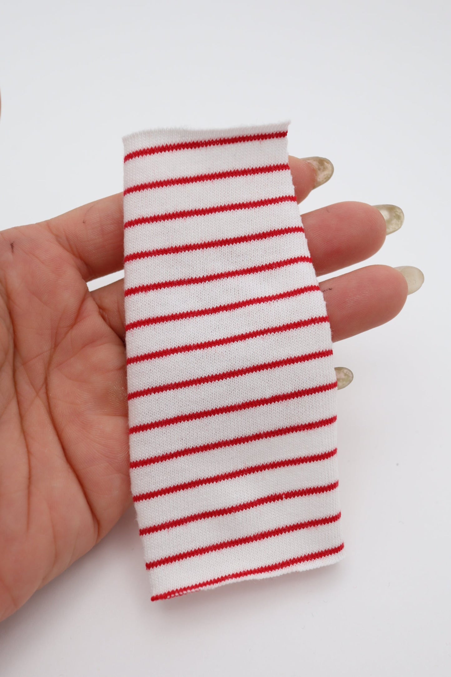 【25SS-475】カラフル細ピッチボーダー天竺ニット /0.5yあたり=~860円