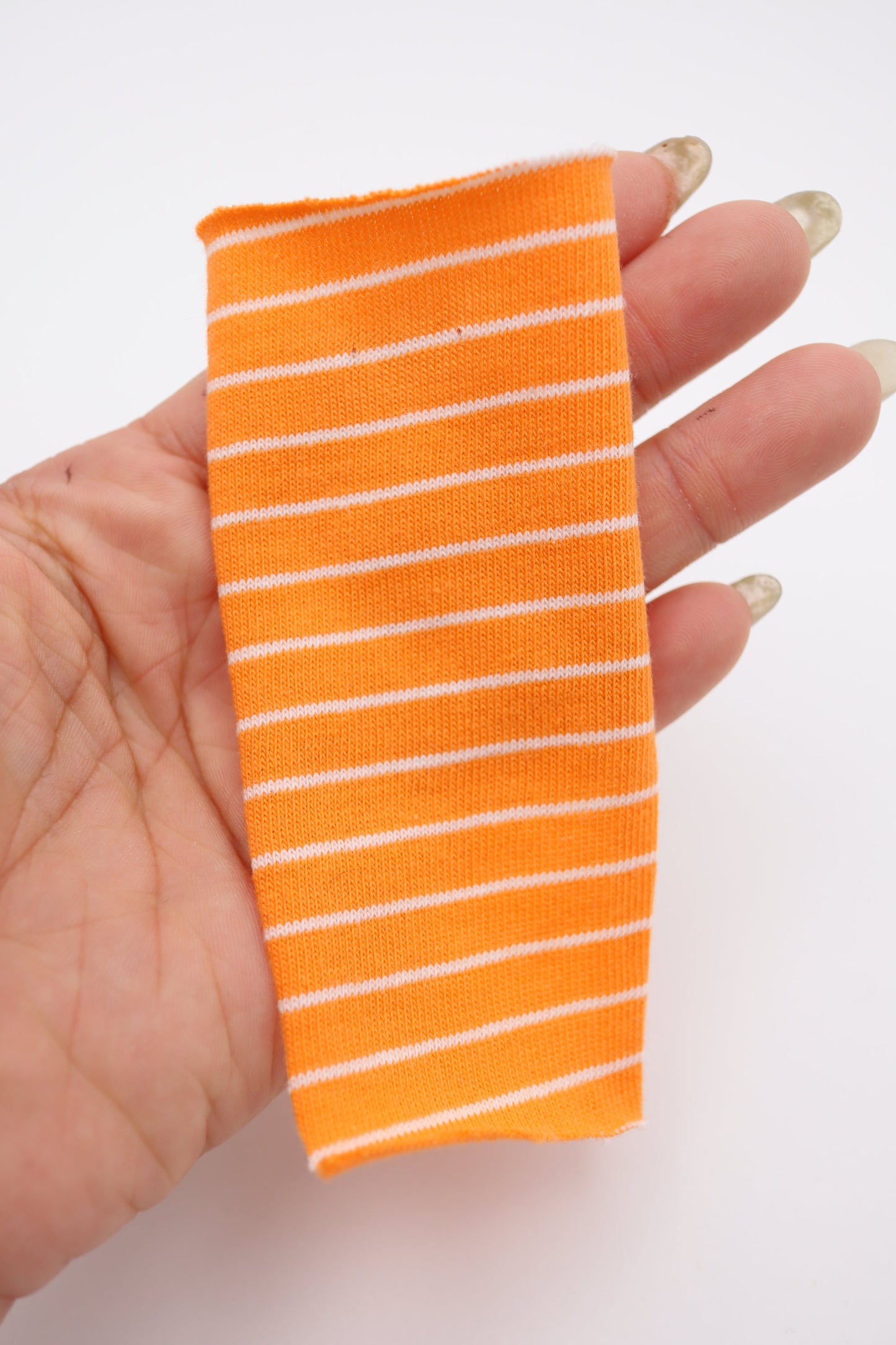 【25SS-475】カラフル細ピッチボーダー天竺ニット /0.5yあたり=~860円