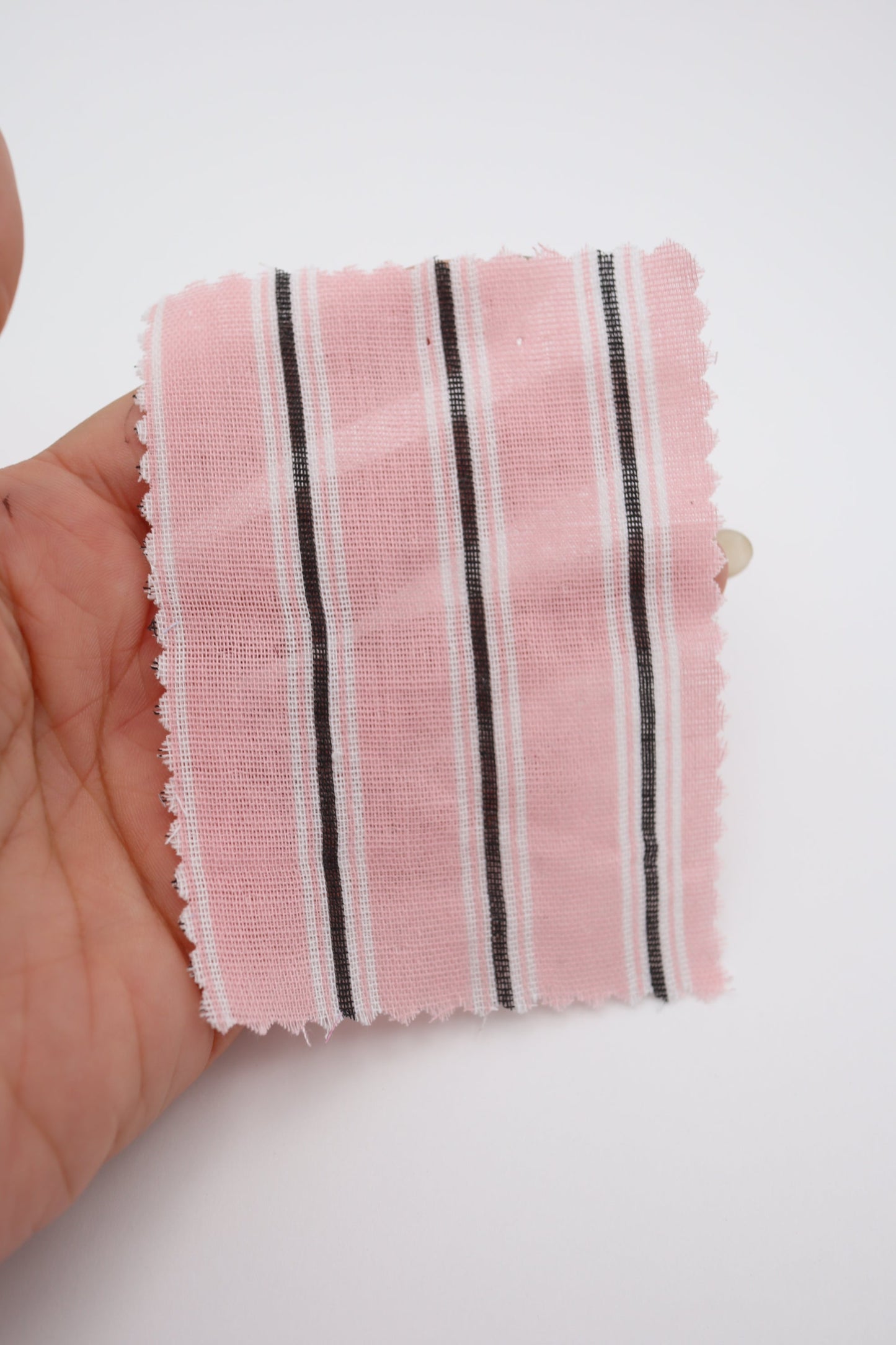 【25SS-478】カラフル太ピッチストライプWガーゼ /0.5yあたり=~730円