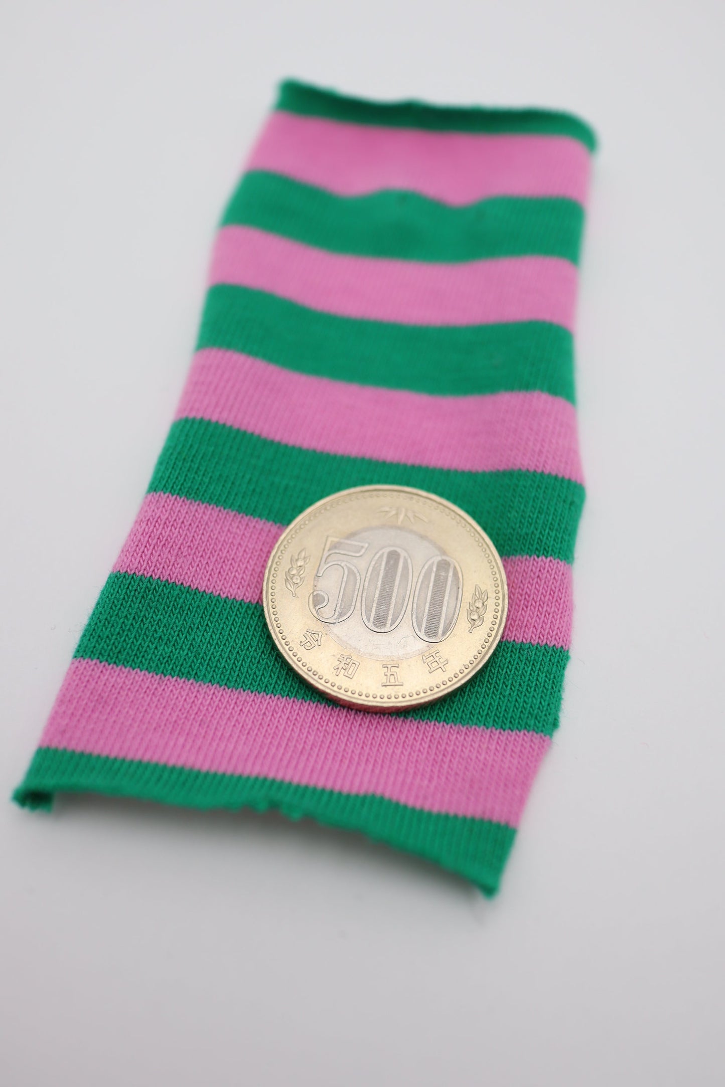 【25SS-469】カラフル中ピッチボーダー天竺ニット /0.5yあたり=~860円