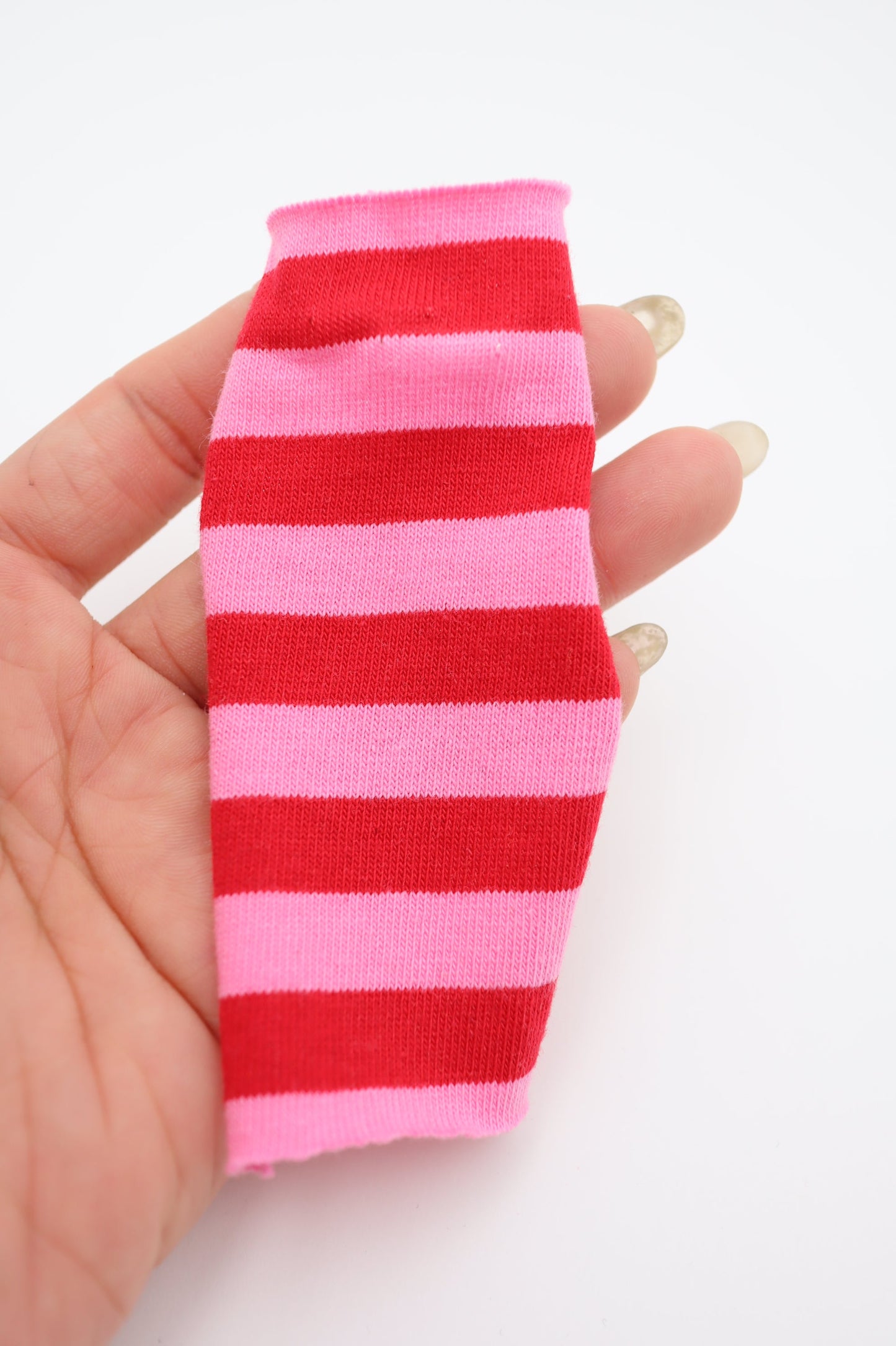 【25SS-469】カラフル中ピッチボーダー天竺ニット /0.5yあたり=~860円