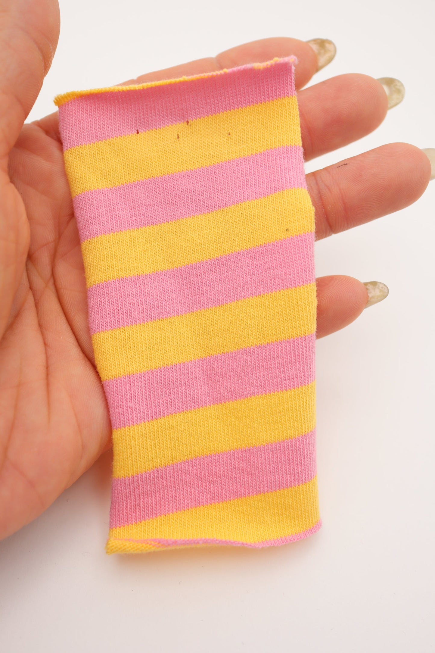 【25SS-469】カラフル中ピッチボーダー天竺ニット /0.5yあたり=~860円