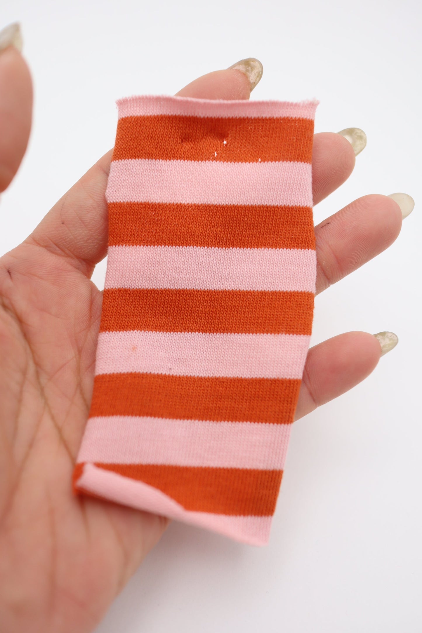 【25SS-469】カラフル中ピッチボーダー天竺ニット /0.5yあたり=~860円