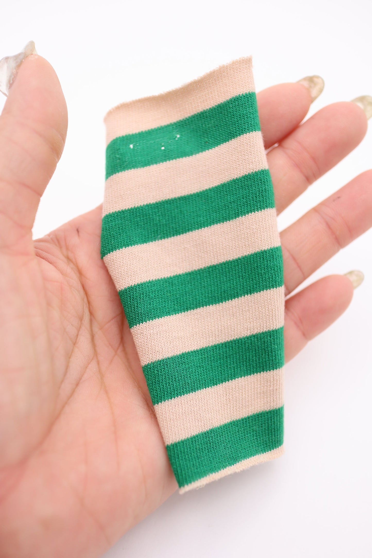 【25SS-469】カラフル中ピッチボーダー天竺ニット /0.5yあたり=~860円