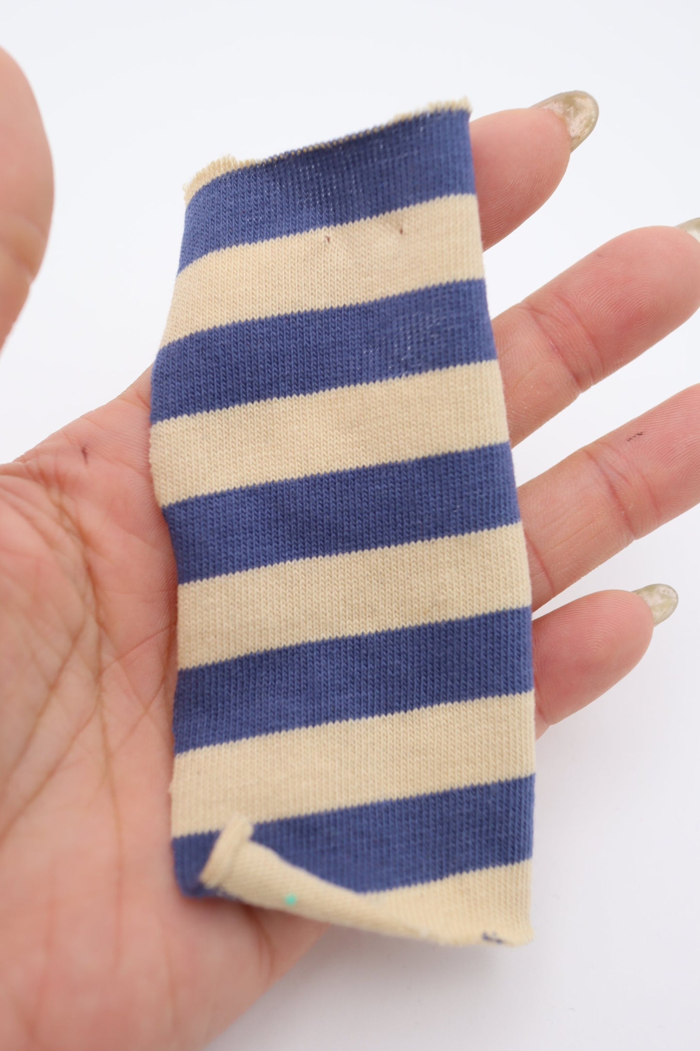 【25SS-469】カラフル中ピッチボーダー天竺ニット /0.5yあたり=~860円