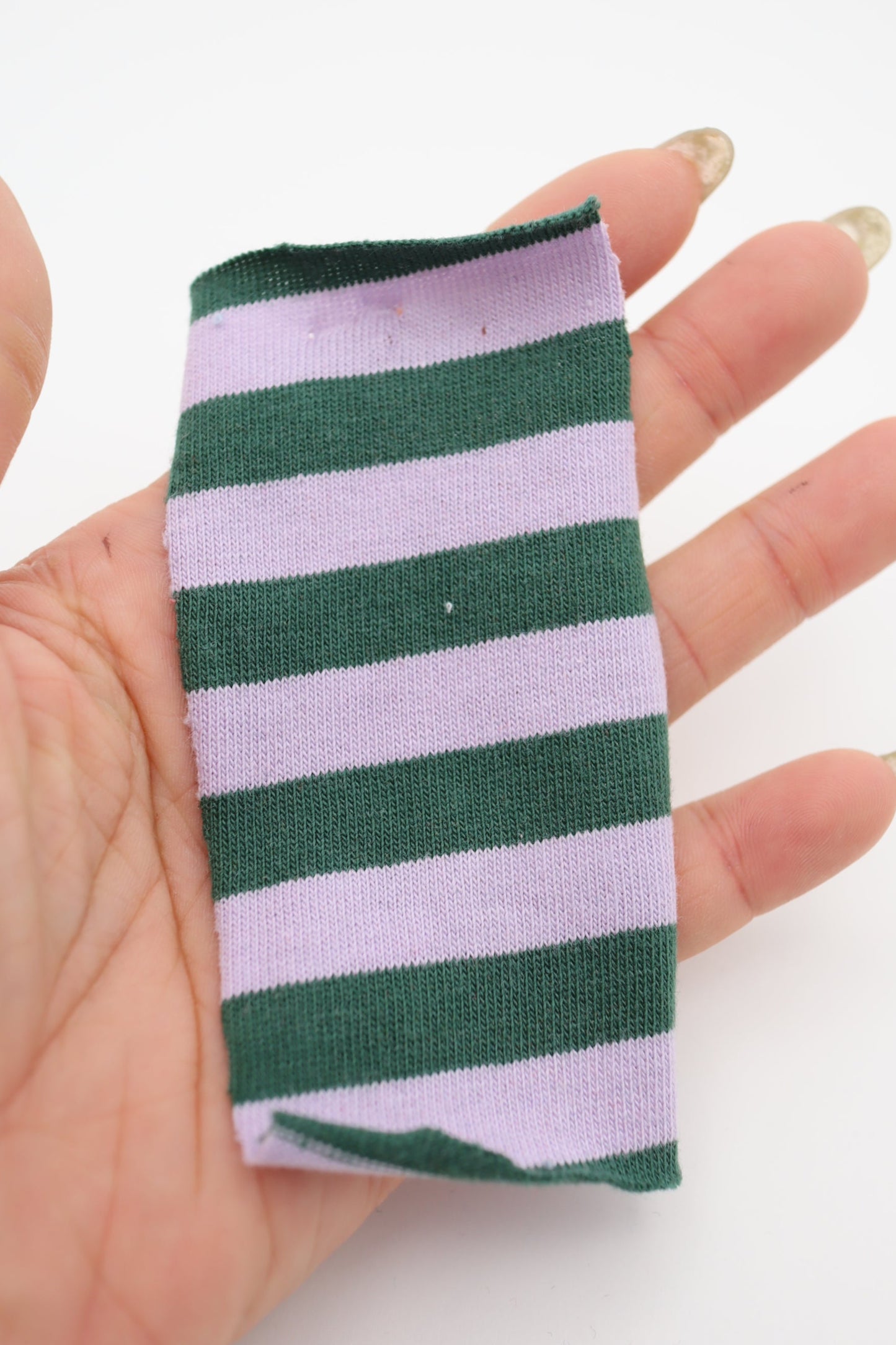 【25SS-469】カラフル中ピッチボーダー天竺ニット /0.5yあたり=~860円