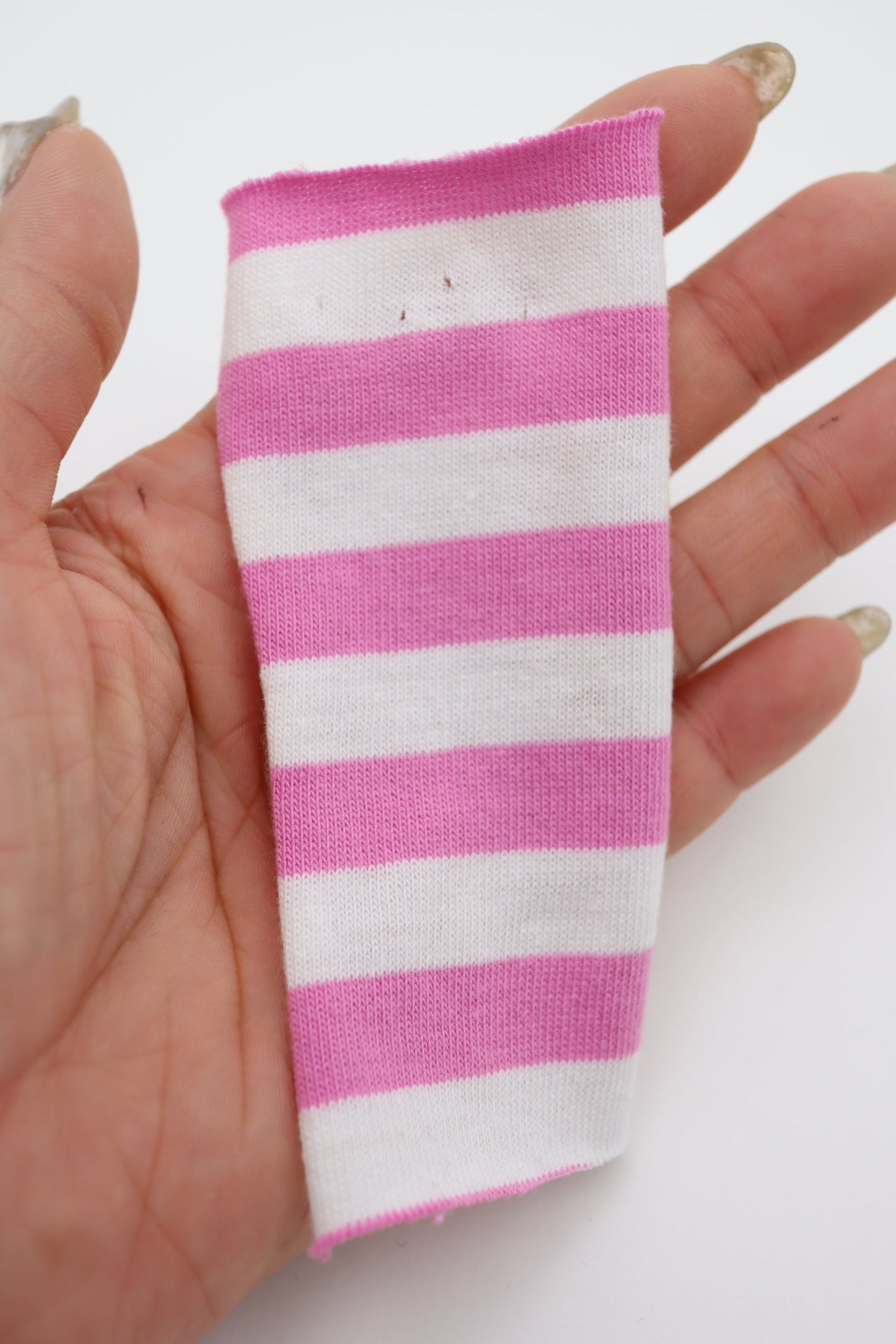 【25SS-469】カラフル中ピッチボーダー天竺ニット /0.5yあたり=~860円