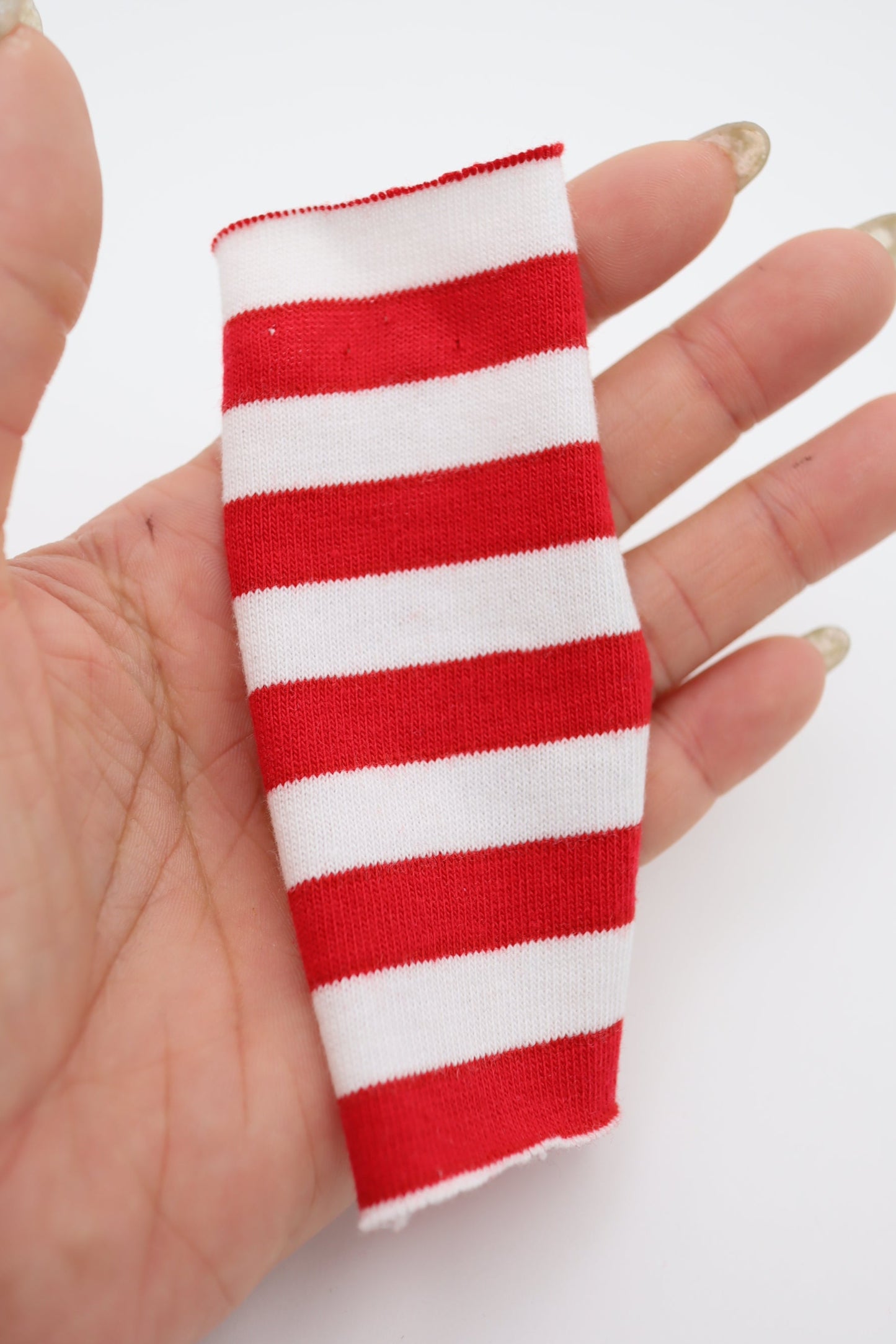 【25SS-469】カラフル中ピッチボーダー天竺ニット /0.5yあたり=~860円